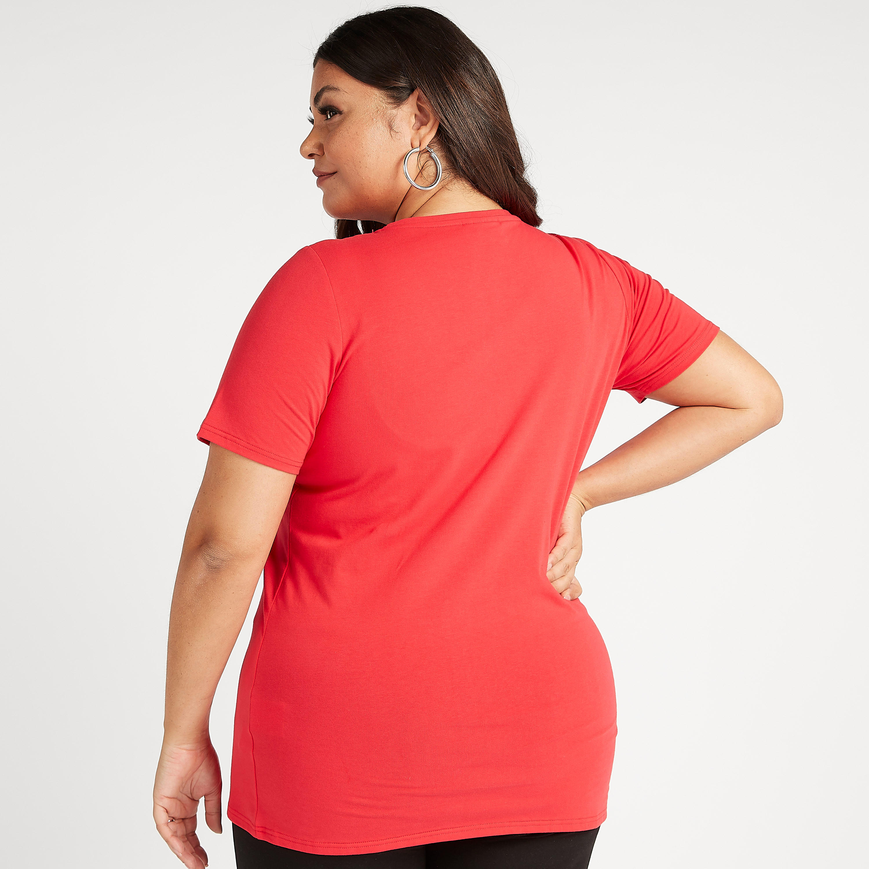 تيشيرت بأكمام قصيرة وطبعات ميني ماوس-women-clothing-tshirts-image-1
