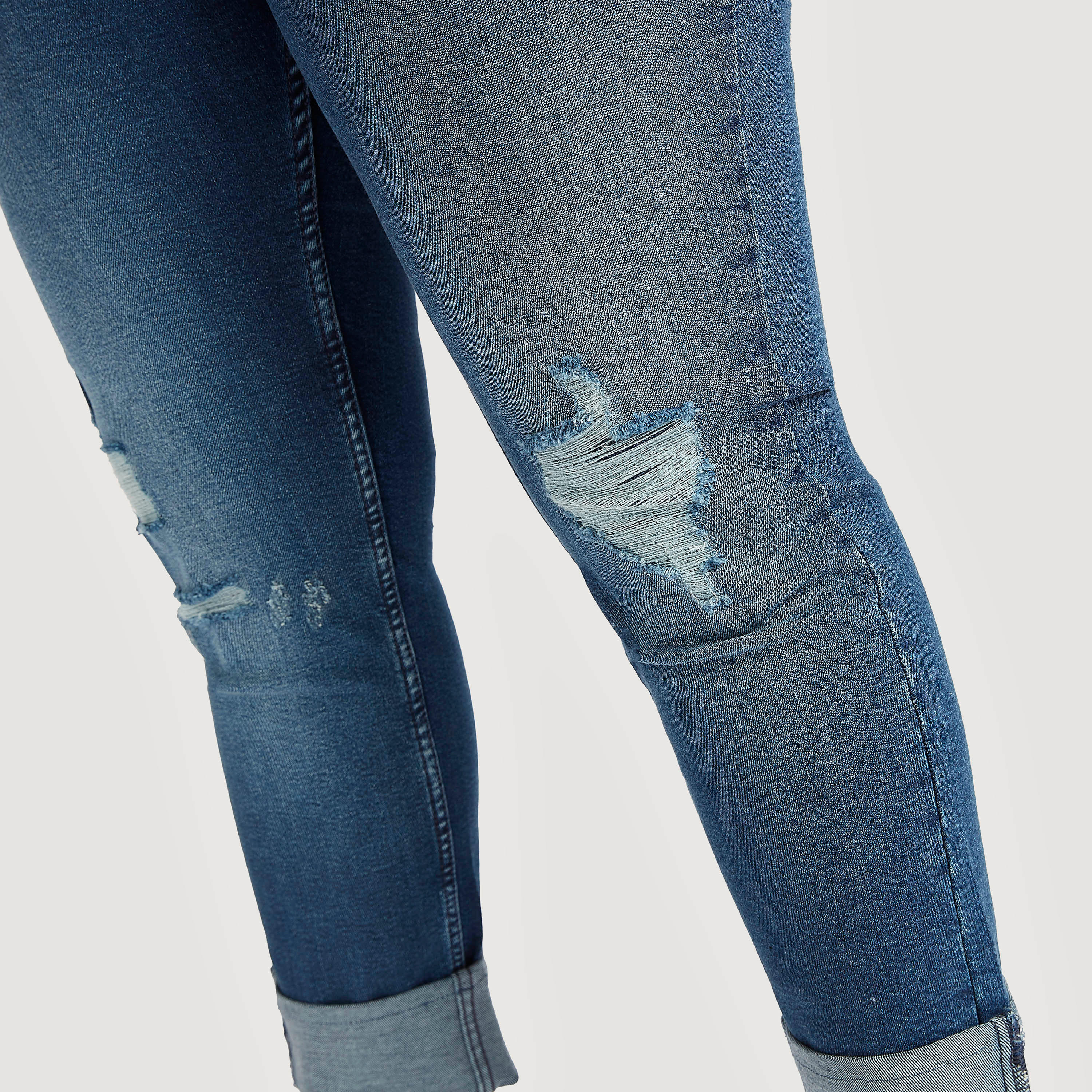 Mid-Rise Ripped Denim Jeans with Button Closure-women-clothing-bottoms-jeans-image-3