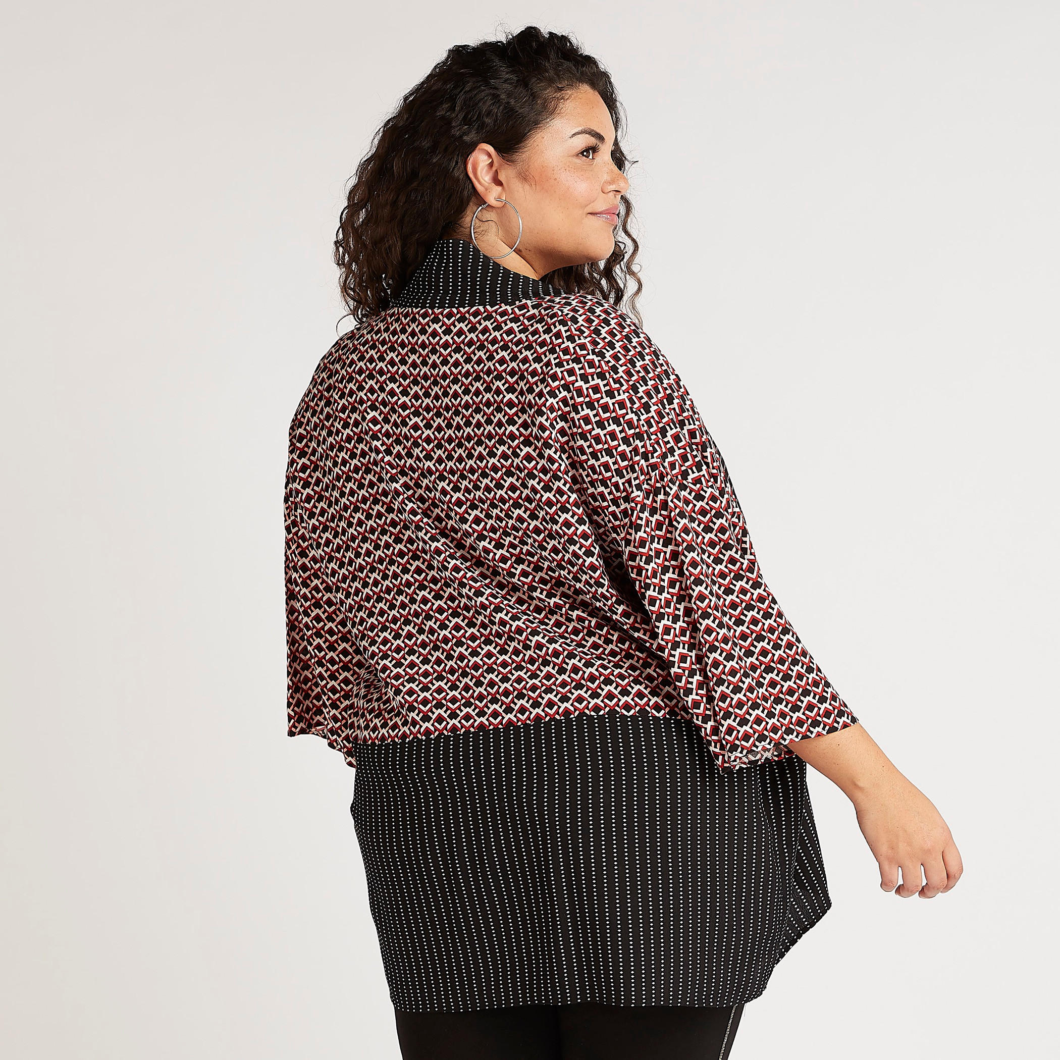 سترة بطبعات وأكمام 3/4-women-winterwear-cardigansandjumpers-cardigans-image-4