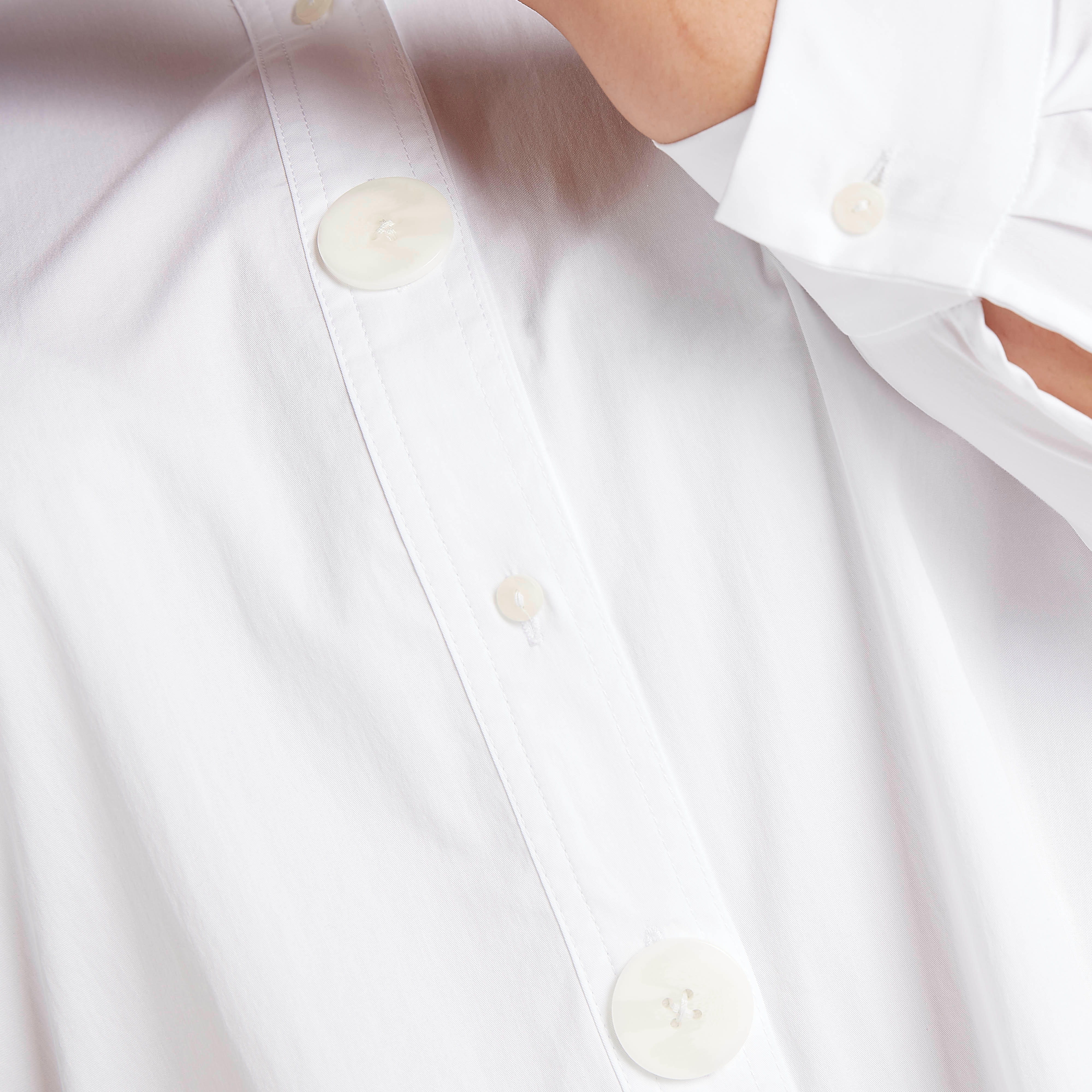 قميص سادة بأكمام طويلة وزر علوي-women-clothing-shirtsandblouses-blouses-image-1