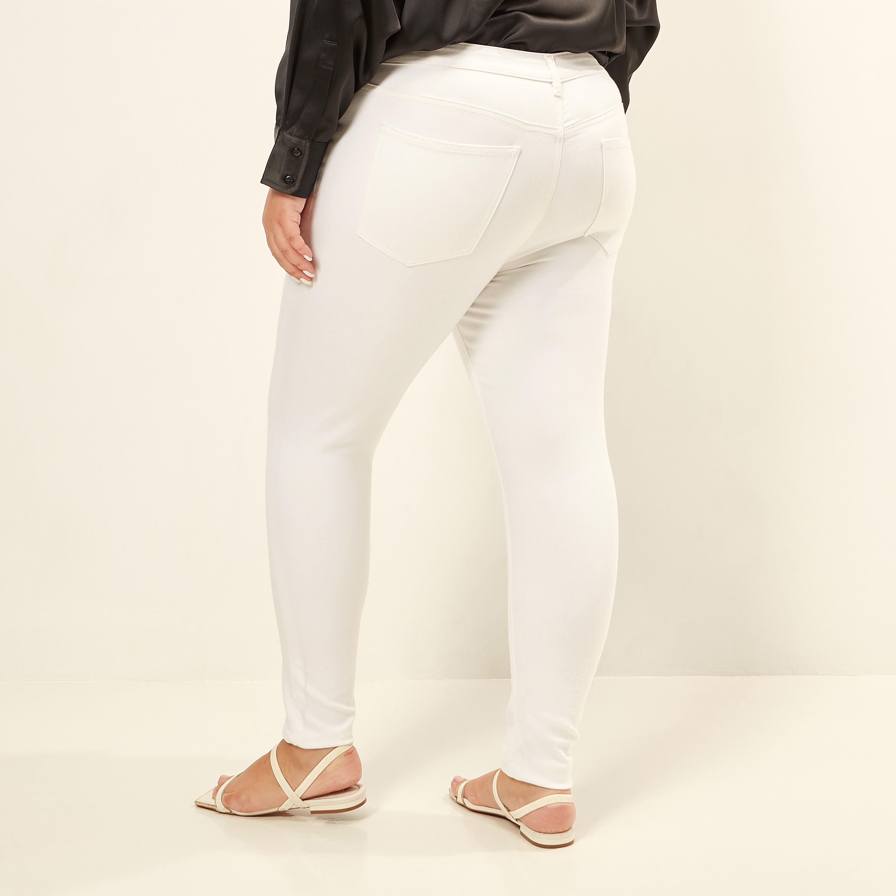 Skinny Fit Distressed Mid-Rise Jeans-women-clothing-bottoms-jeans-image-4