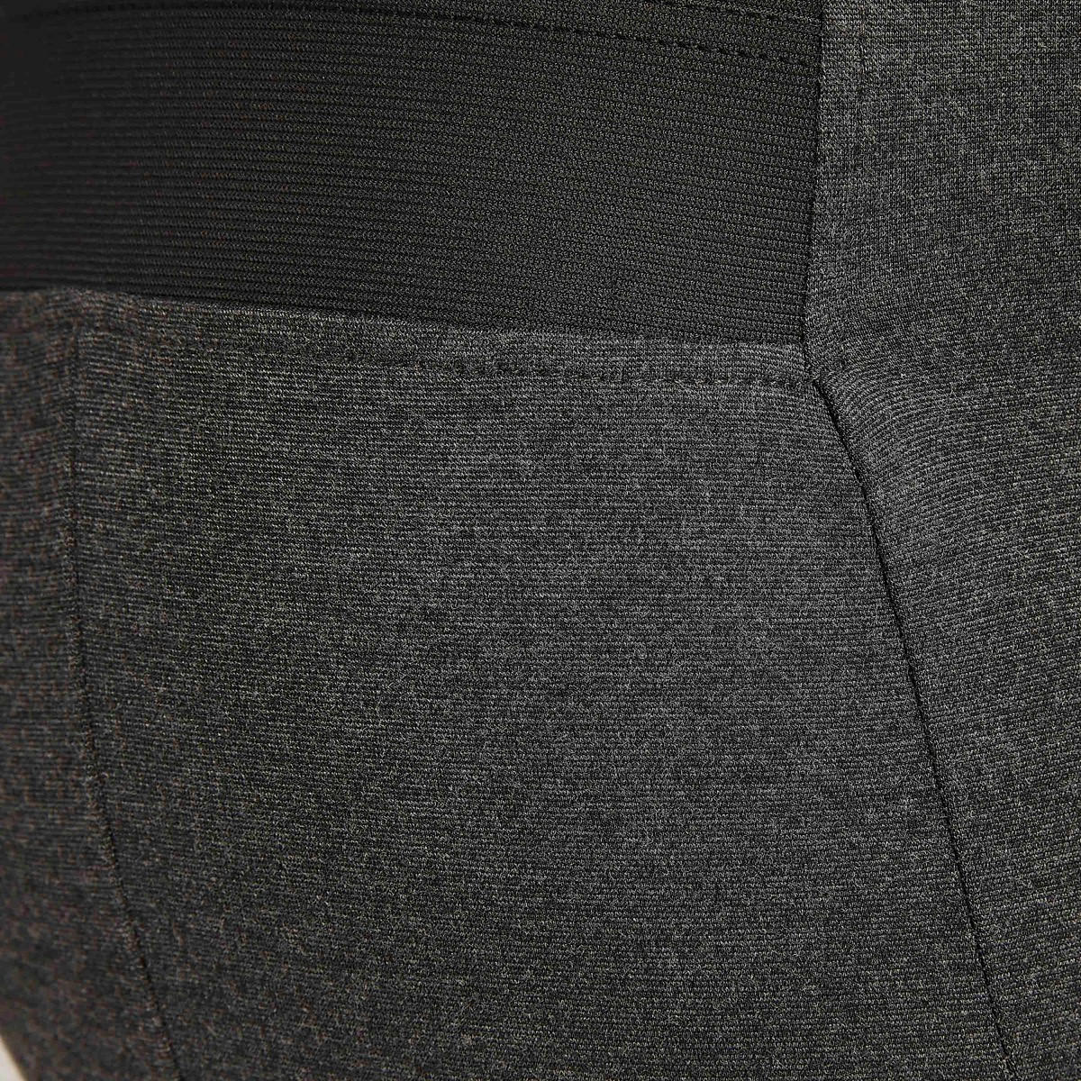 بنطلون بقصّة ضيّقة كامل بارز الملمس بخصر مطّاطي-women-clothing-bottoms-leggings-image-1
