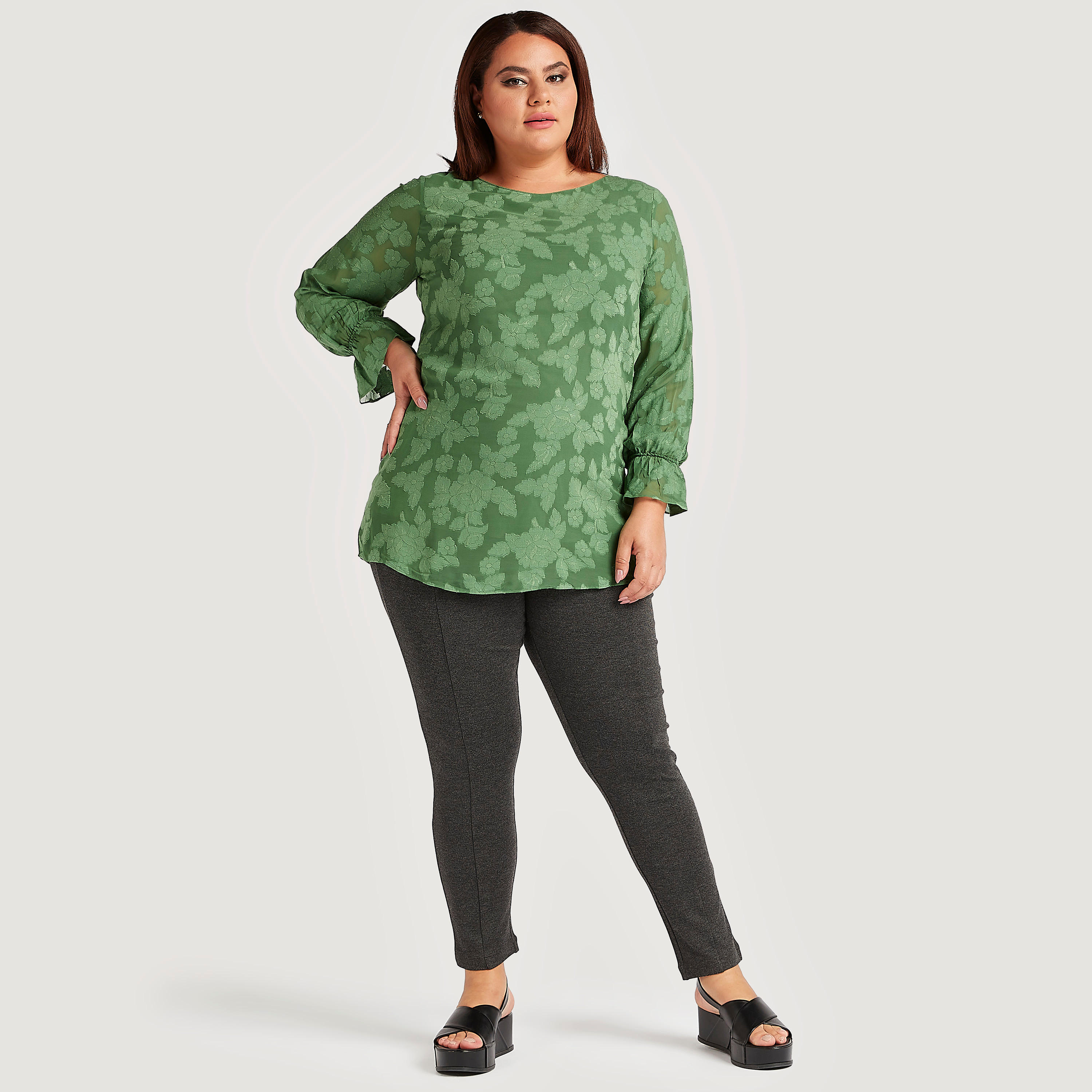 بلوزة بياقة قارب وأكمام طويلة وطبعات أزهار-women-clothing-shirtsandblouses-blouses-image-2