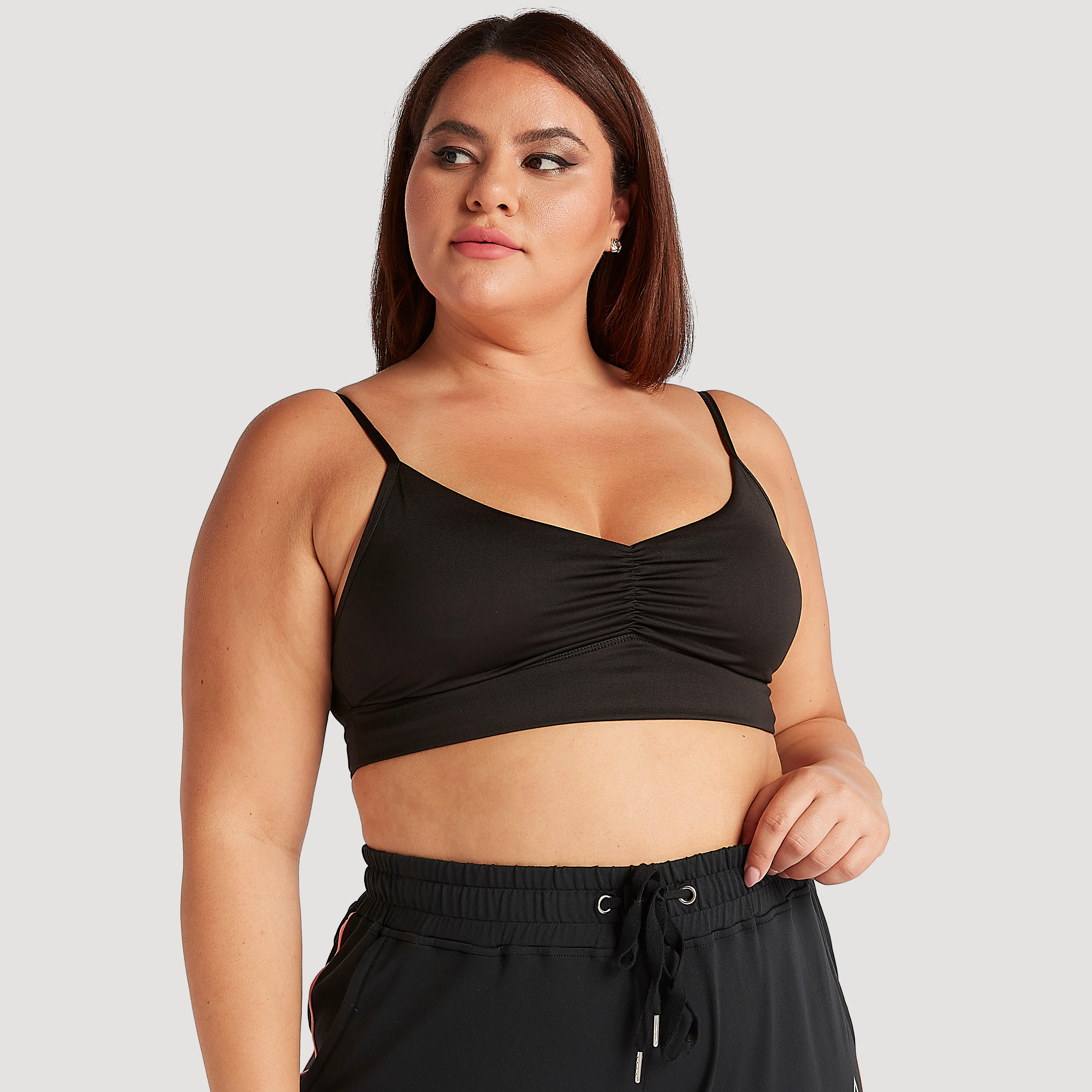 صدرية رياضية سادة بأحزمة قابلة للتّعديل-sports-women-clothing-sportsbras-image-4