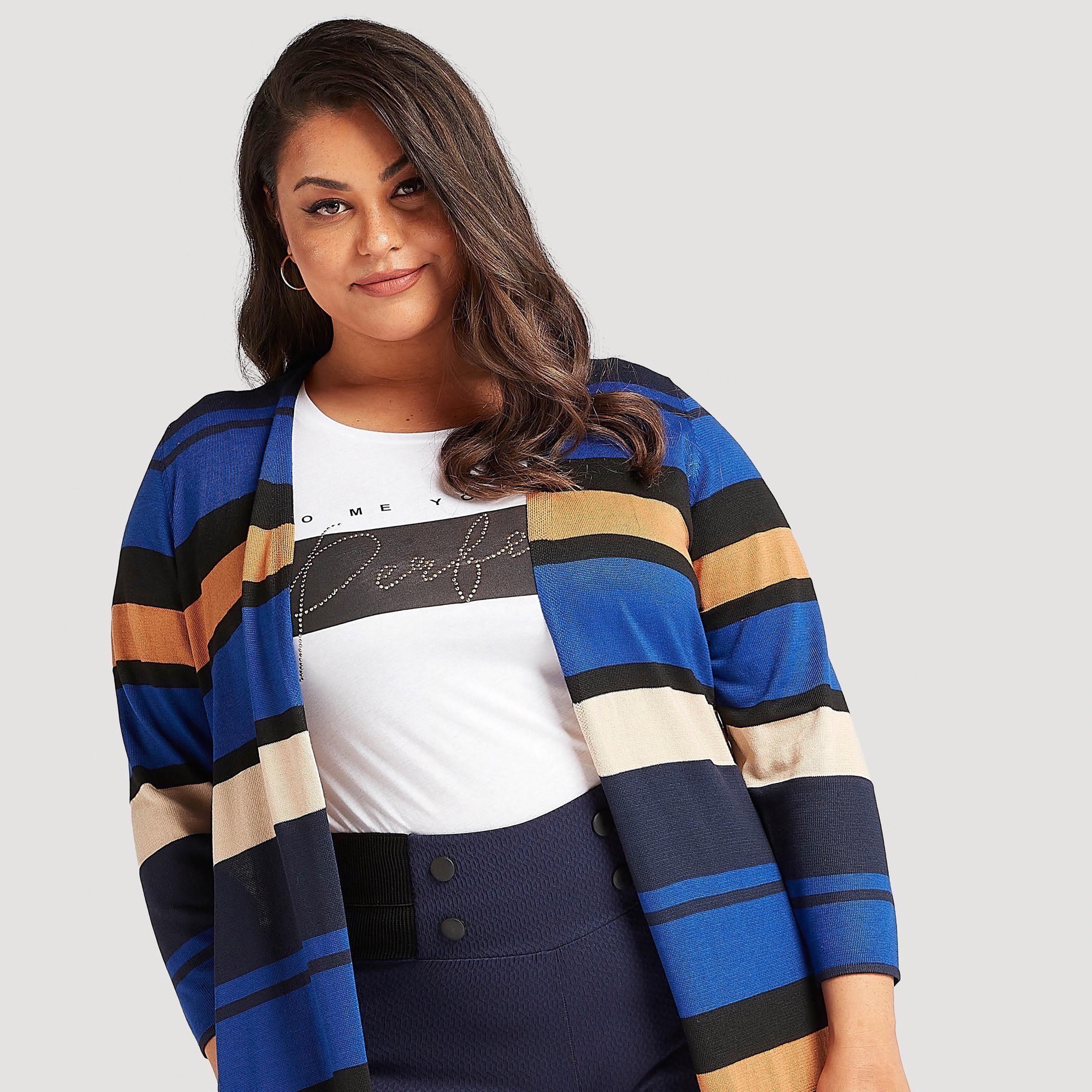 كيمونو مخطّط بأكمام طويلة وجيوب-women-winterwear-cardigansandjumpers-cardigans-image-3