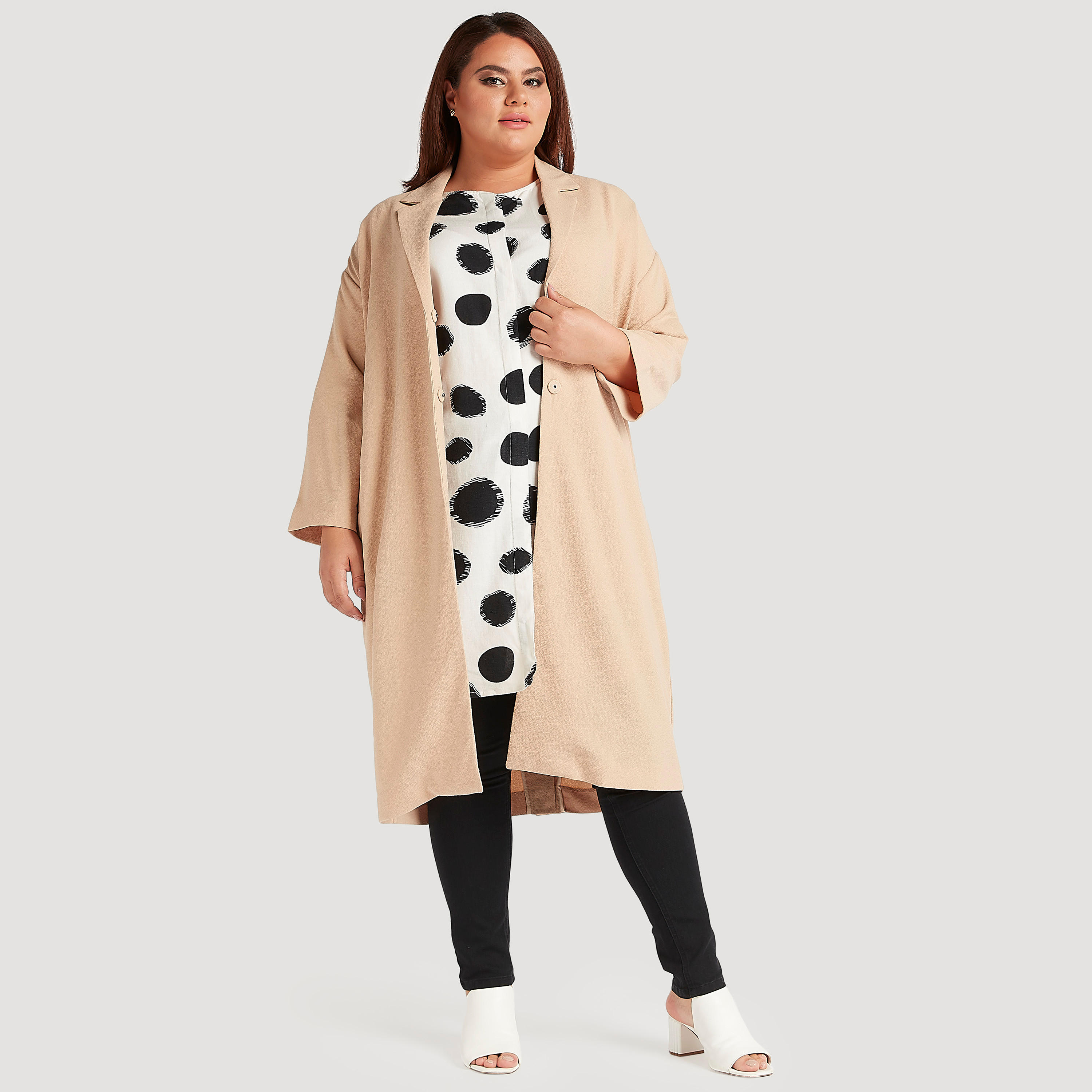 Solid Longline Jacket with Notched Lapel and Pockets-women-winterwear-coatsandjackets-jackets-image-1