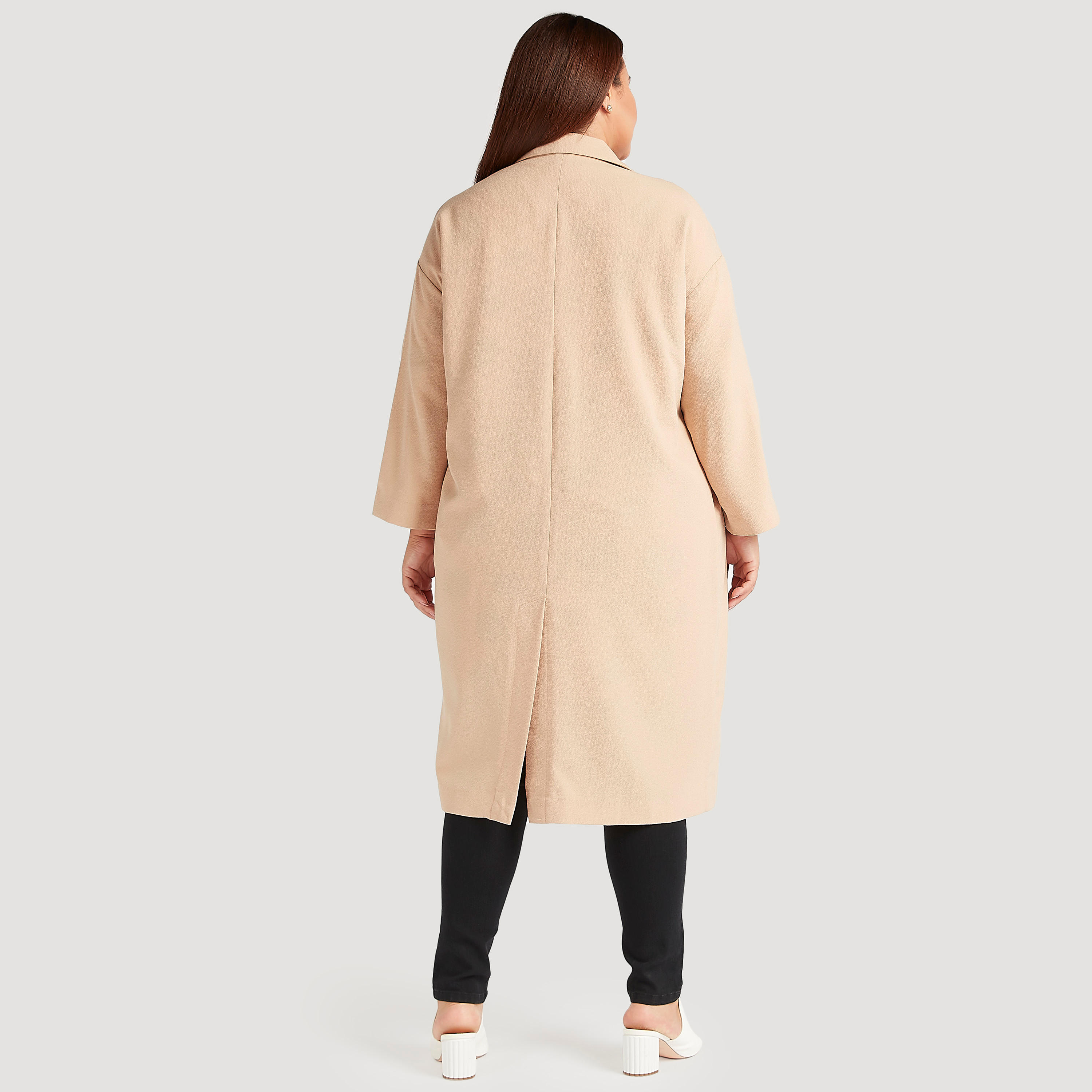 Solid Longline Jacket with Notched Lapel and Pockets-women-winterwear-coatsandjackets-jackets-image-4
