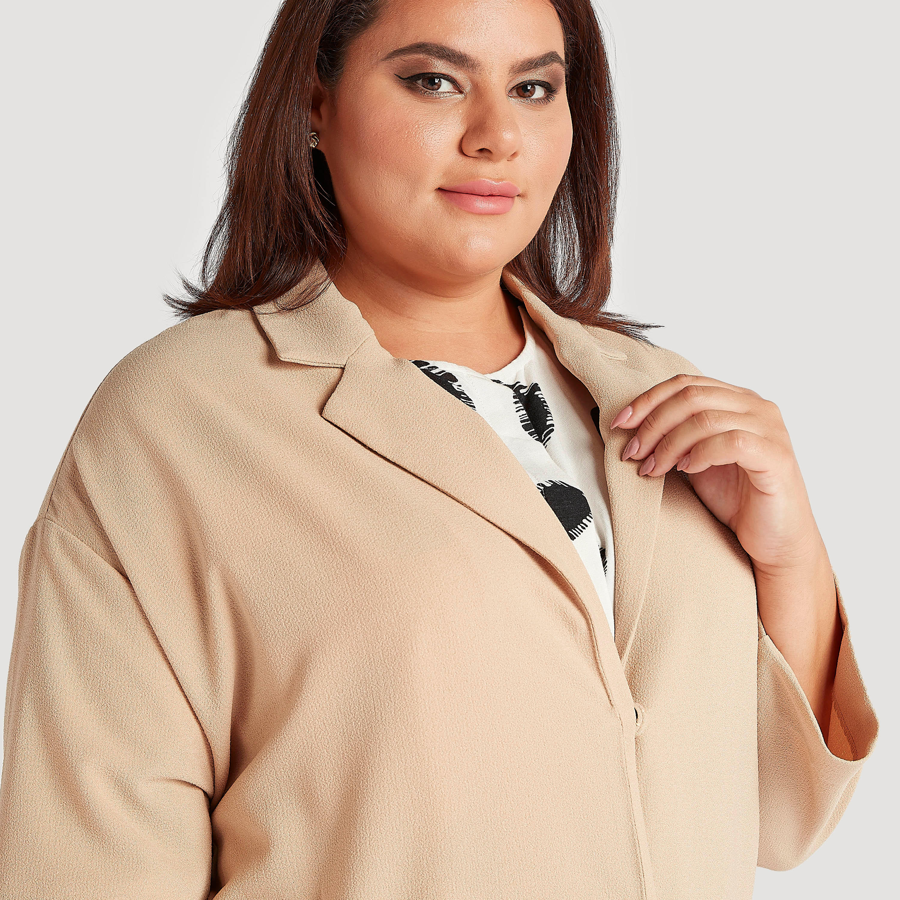 Solid Longline Jacket with Notched Lapel and Pockets-women-winterwear-coatsandjackets-jackets-image-5
