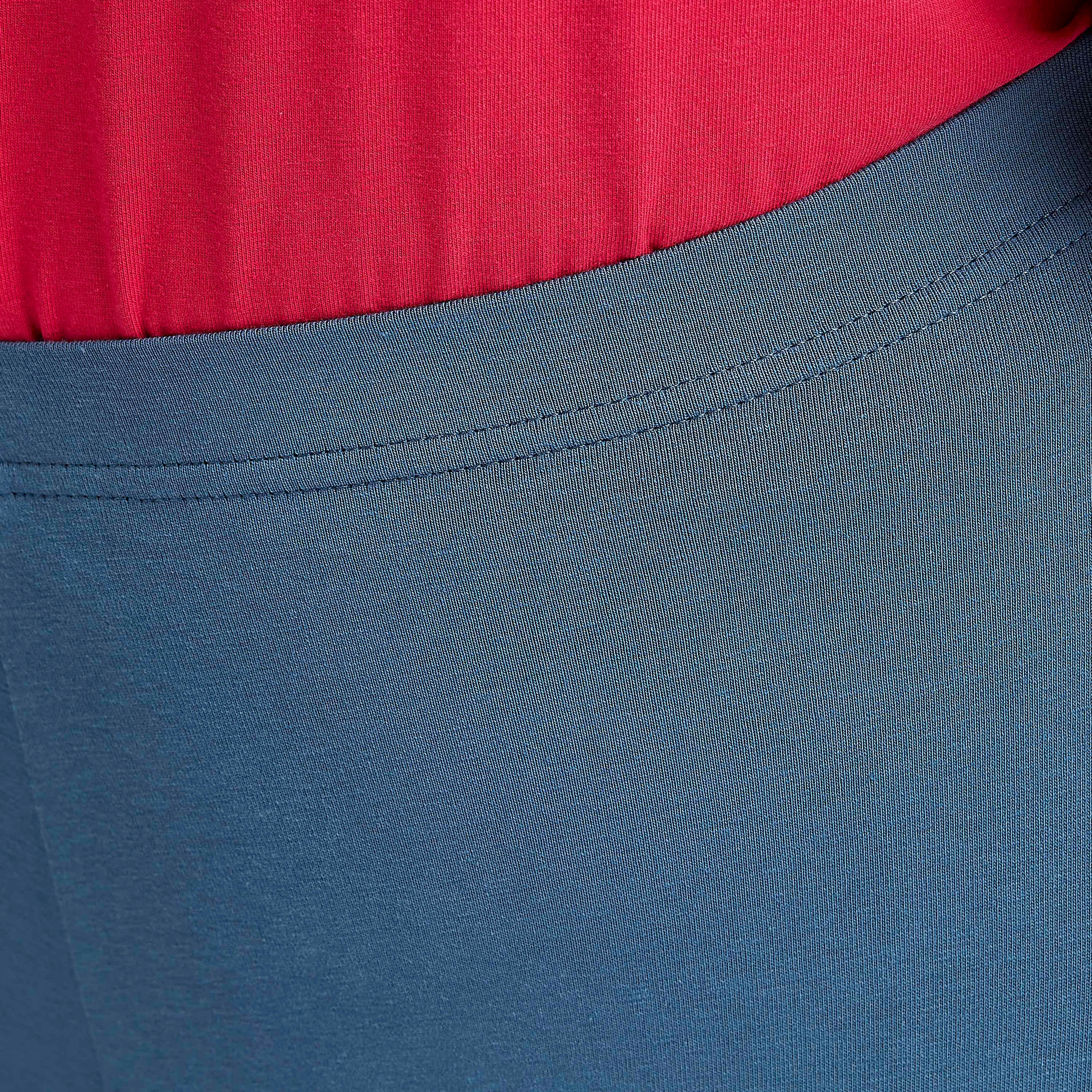 Solid Ankle Length Leggings with Elasticated Waistband-women-clothing-bottoms-leggings-image-3