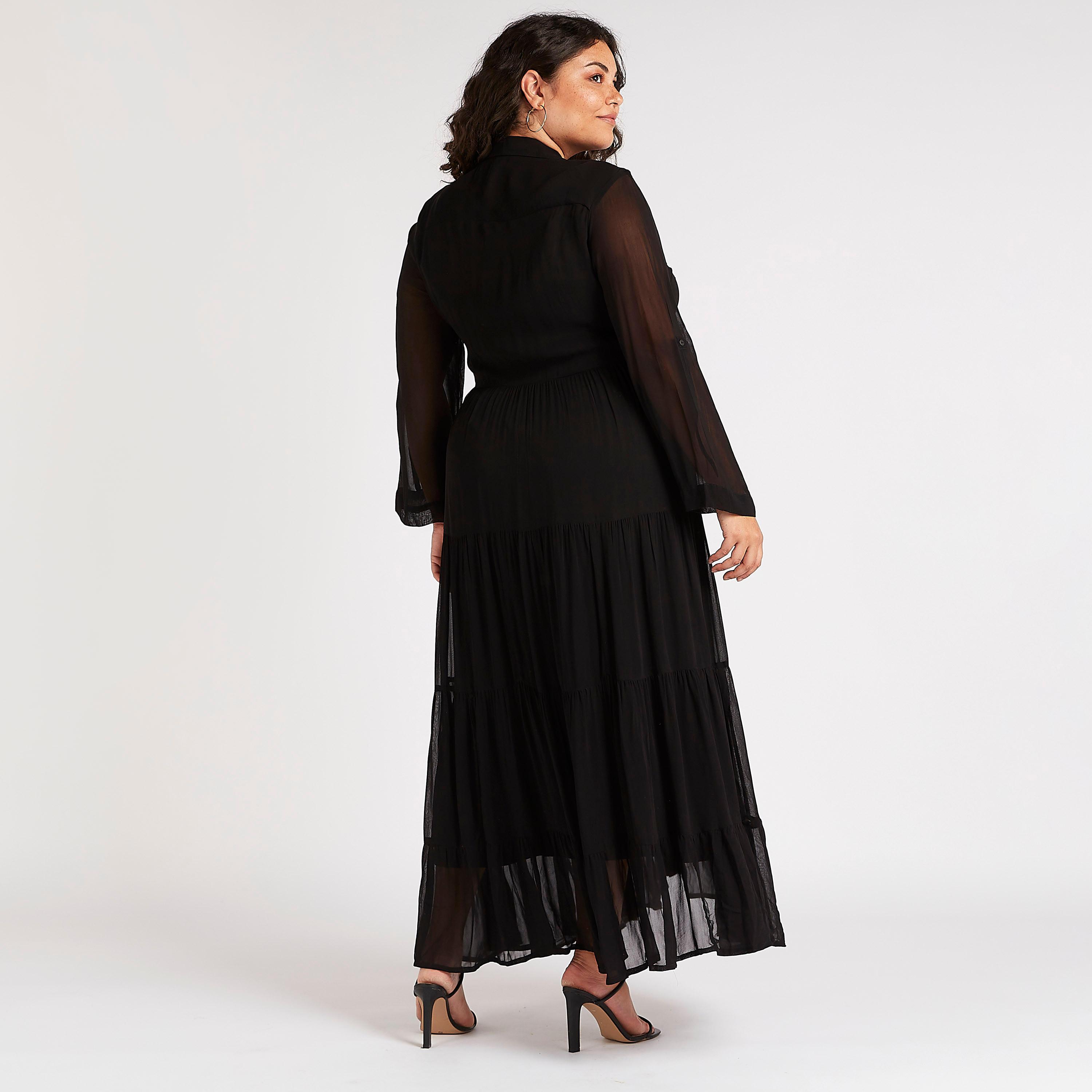 فستان طويل إيه لاين مطرز بأكمام طويلة-women-clothing-dresses-image-4