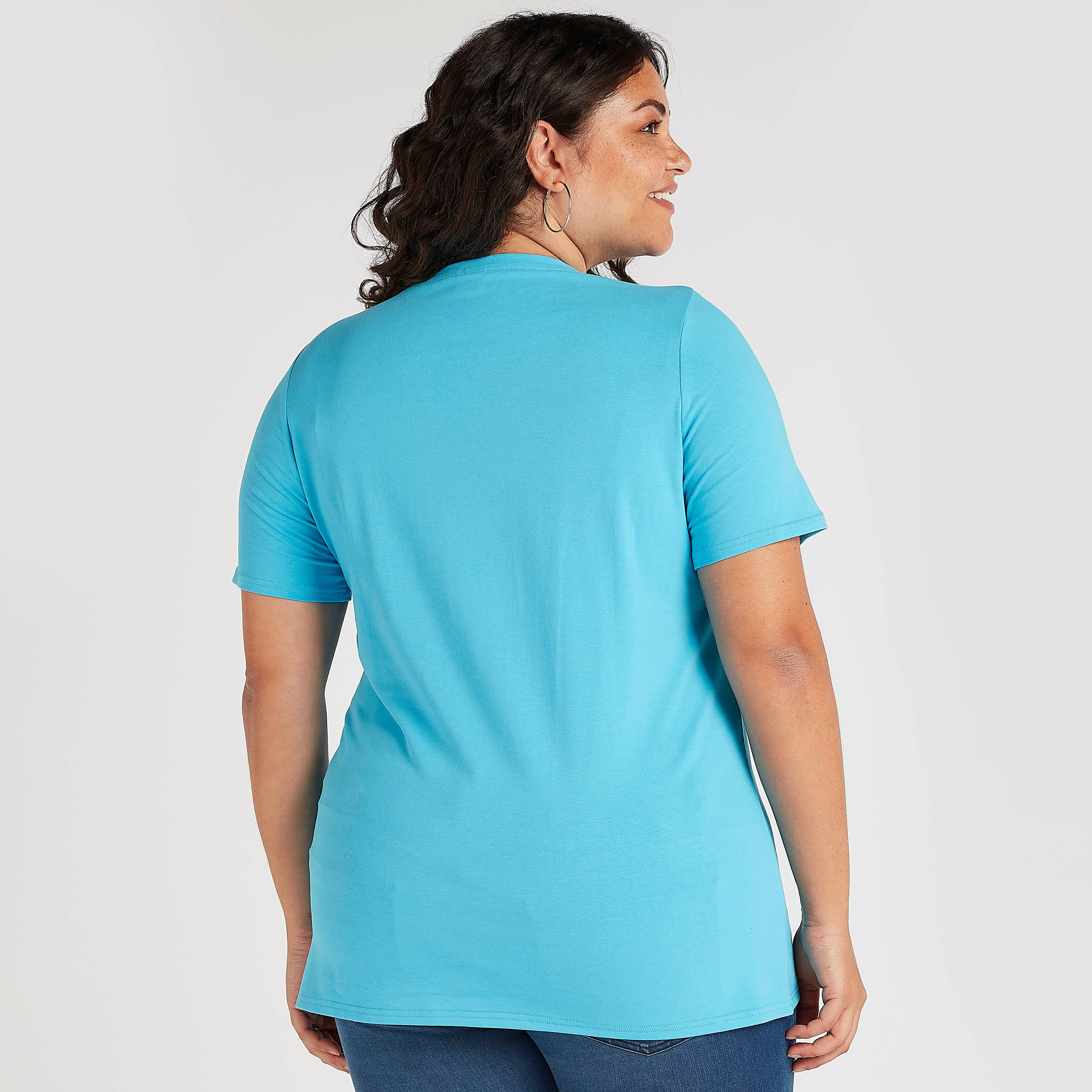 تيشيرت بياقة مستديرة وأكمام قصيرة وطبعات-women-clothing-tshirts-image-4
