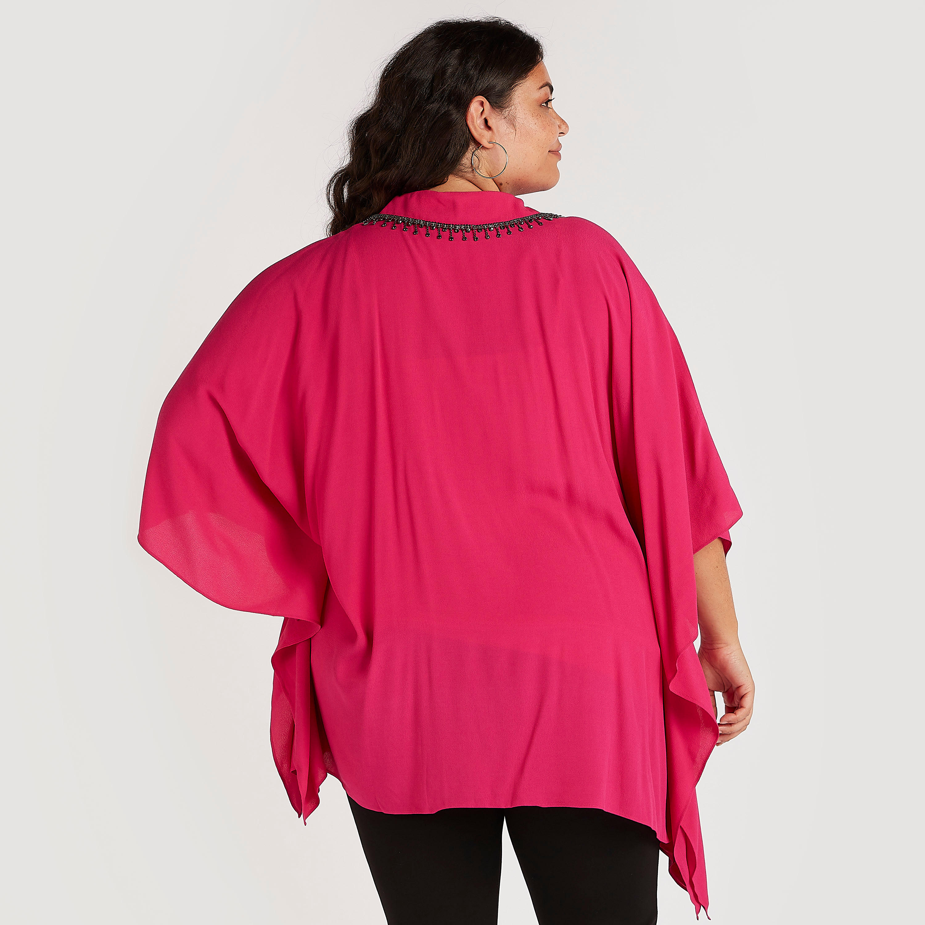 Solid Kaftan Tunic with Embellished Collar-women-clothing-shirtsandblouses-blouses-image-4