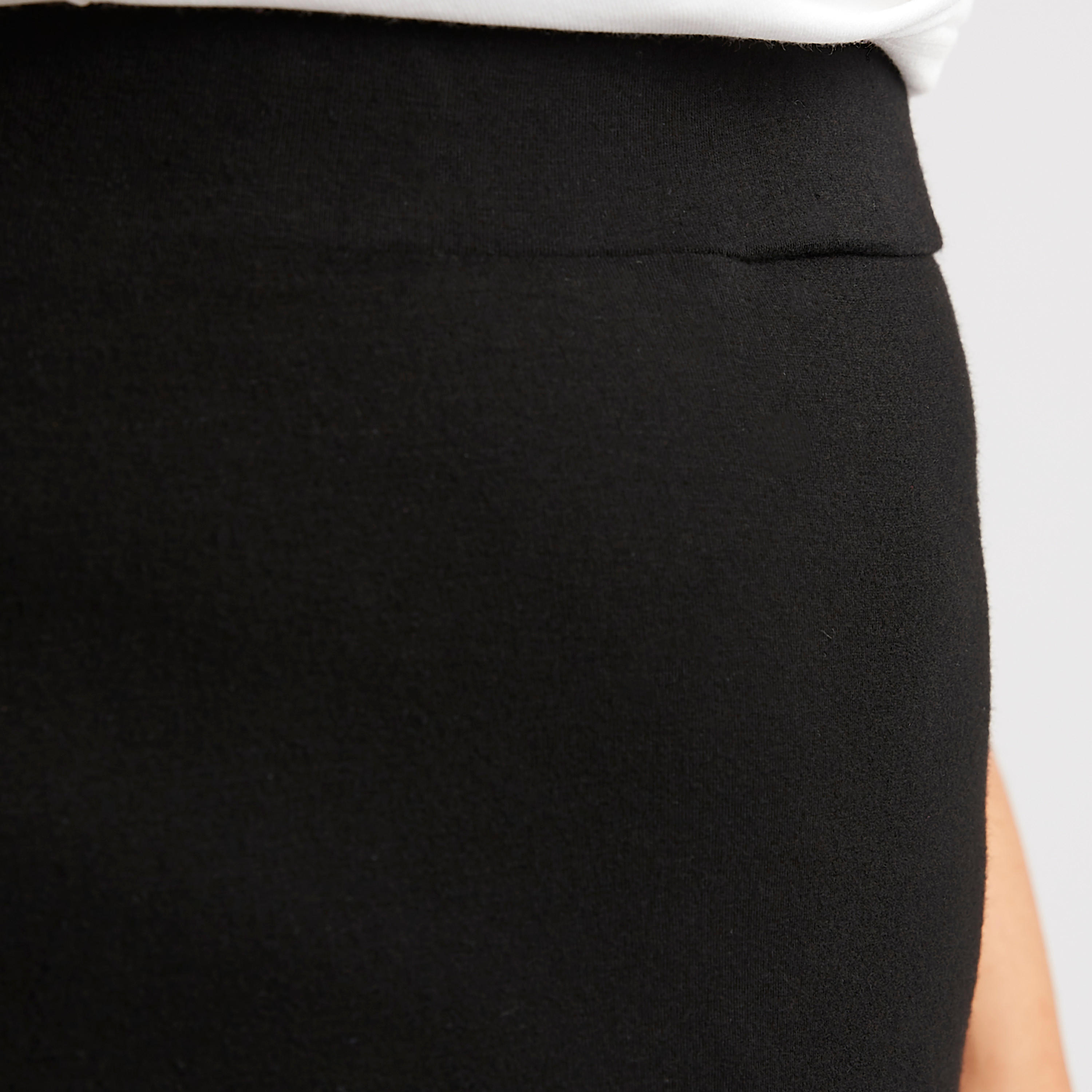 تنورة سادة إيه لاين طويلة بخصر مطّاطي-women-clothing-bottoms-skirts-image-2