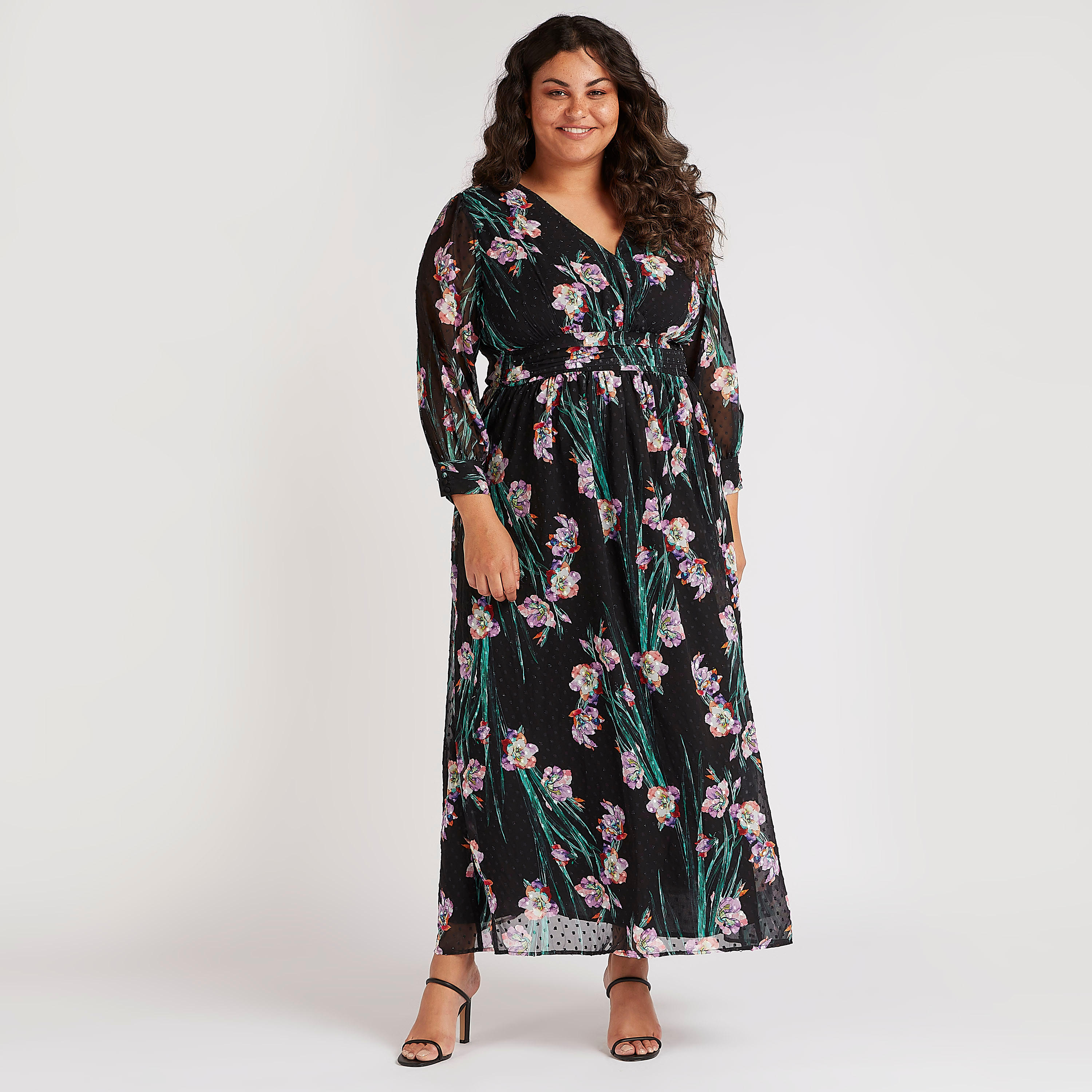 فستان طويل ملفوف بطبعات زهرية-women-clothing-dresses-image-5