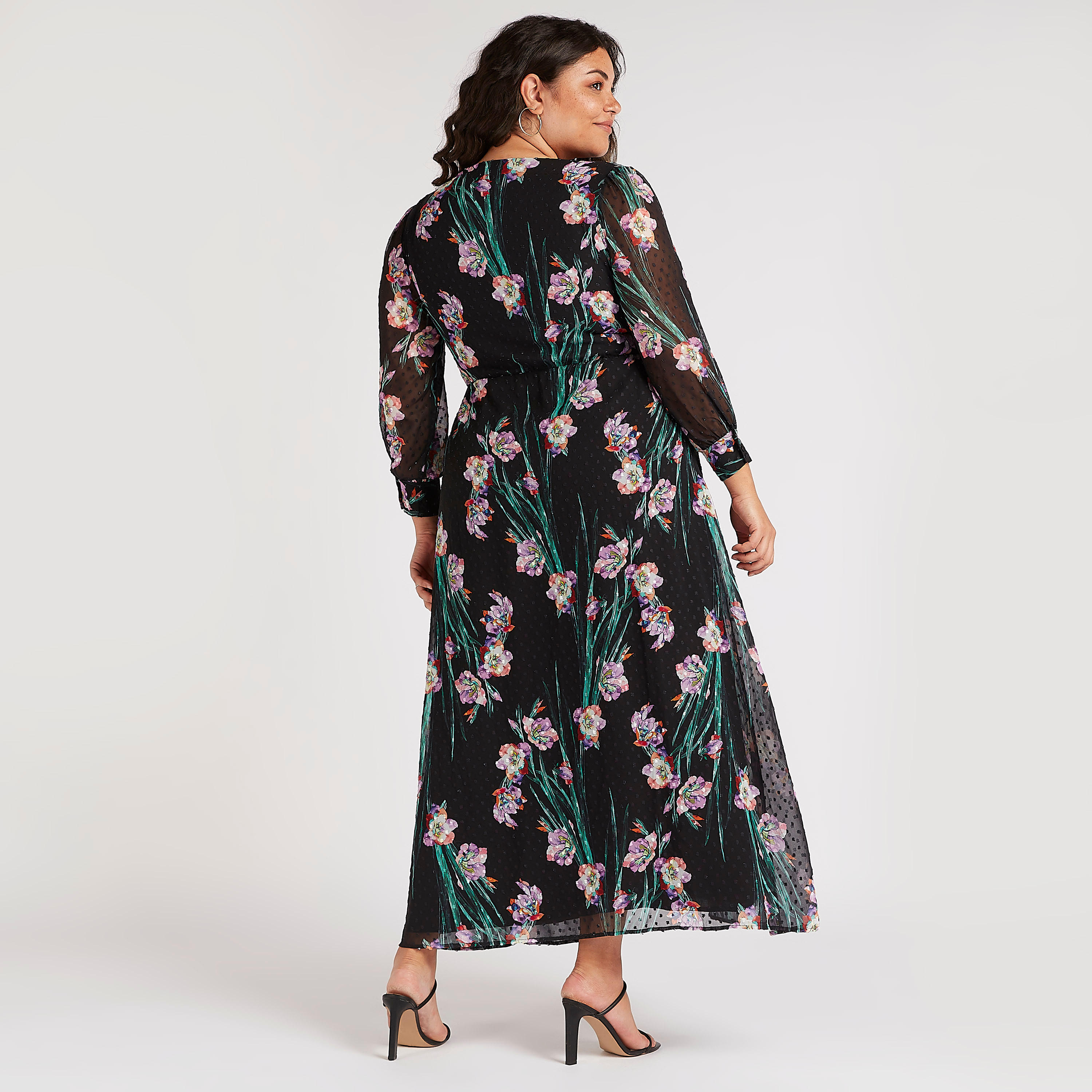 فستان طويل ملفوف بطبعات زهرية-women-clothing-dresses-image-1