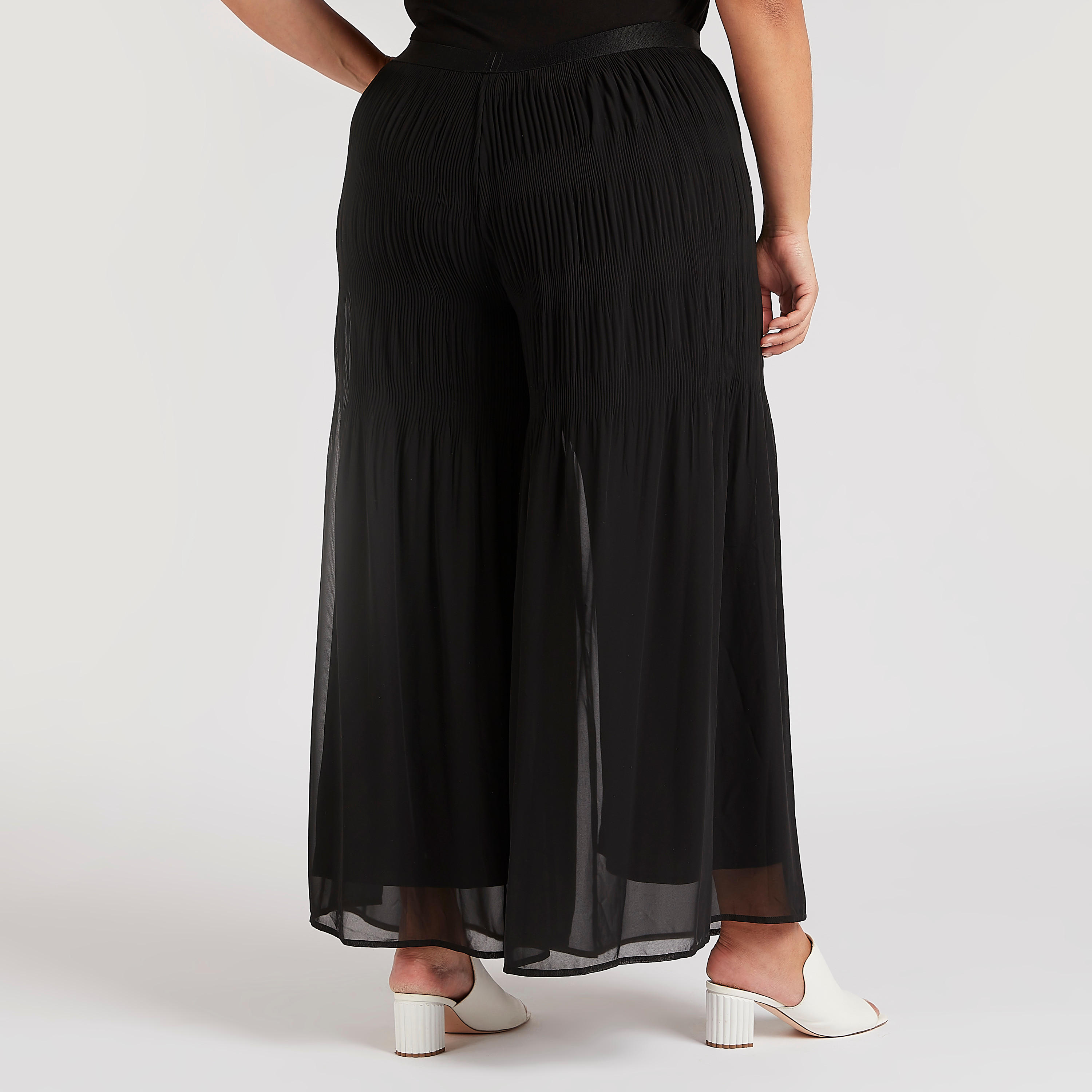 بنطلون بالازو بكشكشة وخصر مطّاطي-women-clothing-bottoms-trousers-image-4