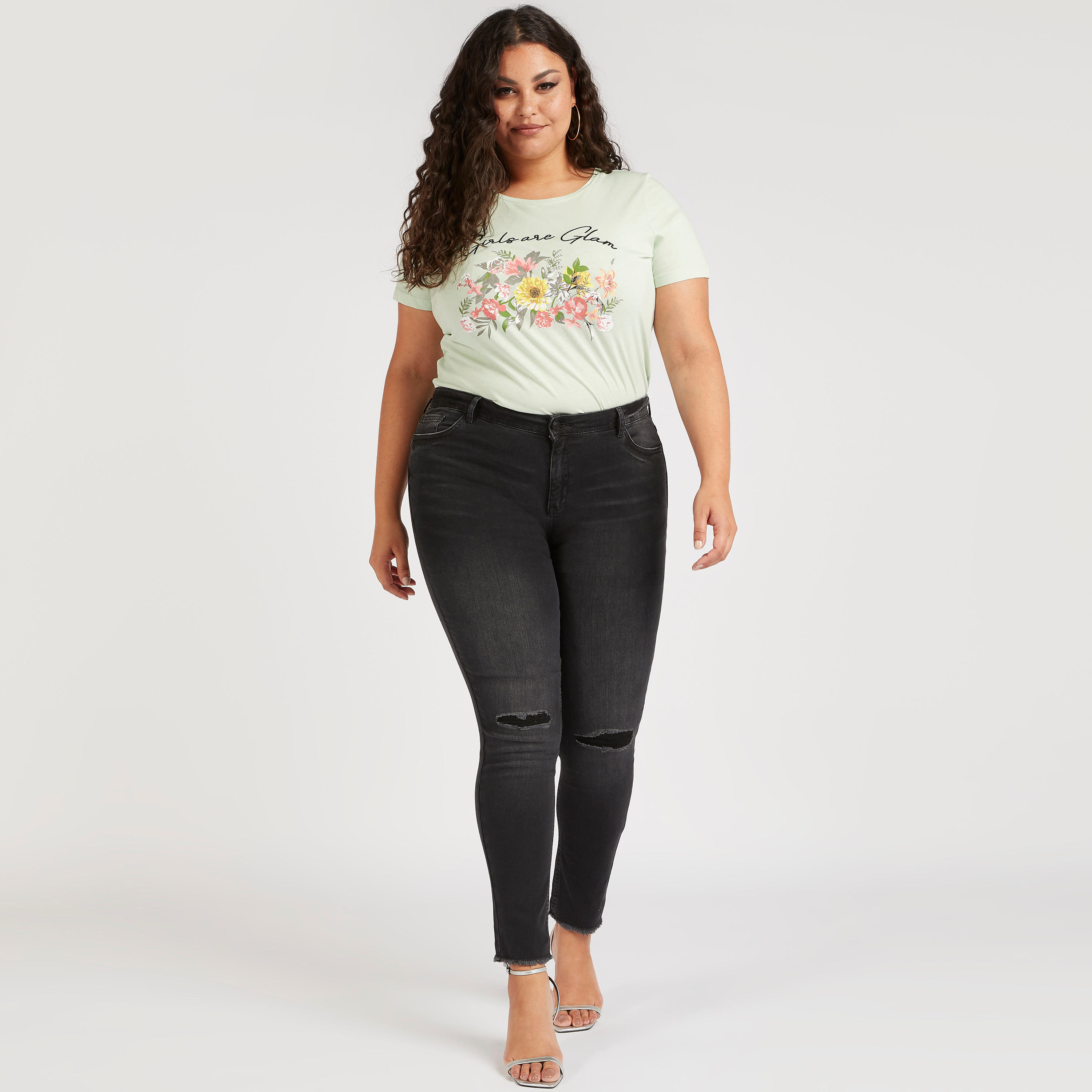 Ripped Skinny Jeans with Button Closure-women-clothing-bottoms-jeans-image-2