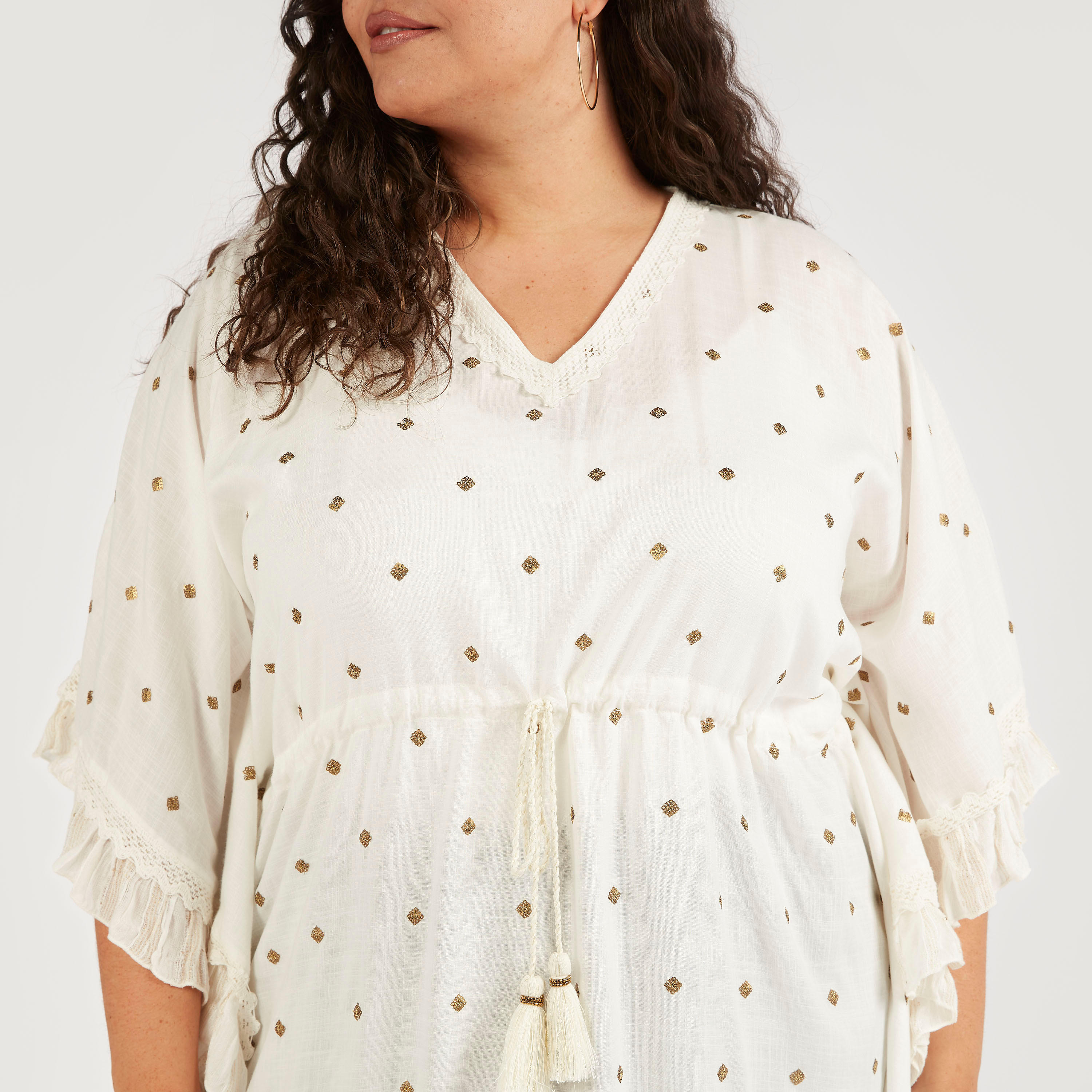 كيمونو مزيّن برباط على الخصر-women-clothing-shirtsandblouses-blouses-image-3