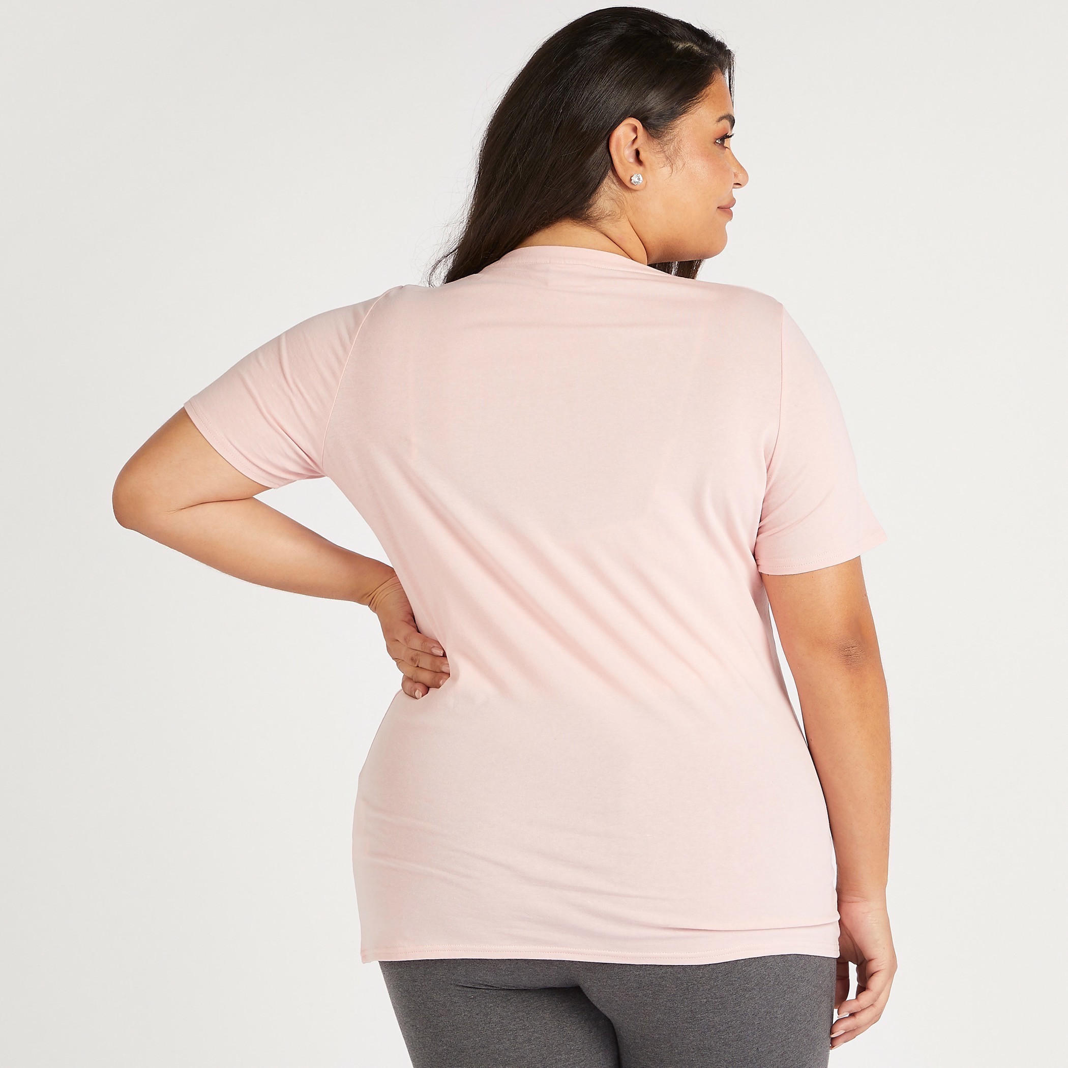 تيشيرت بياقة ضيّقة وأكمام قصيرة وطبعات ميني ماوس-women-clothing-tshirts-image-4