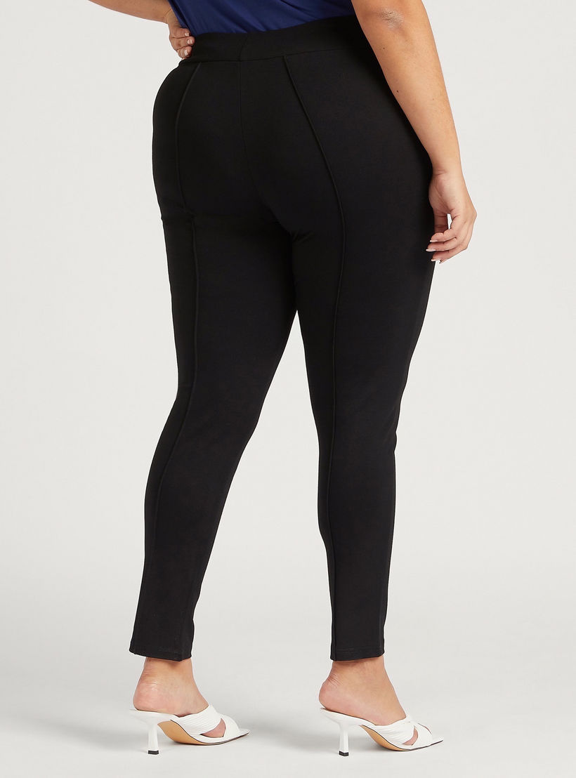 Solid Mid-Rise Leggings with Zipper Pockets-women-clothing-bottoms-leggings-image-4