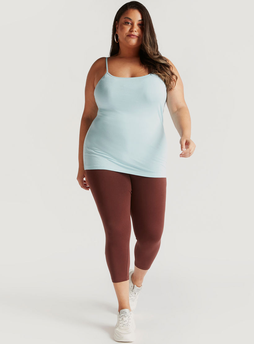 بنطلون ليقنز سادة بخصر مطّاطي-women-clothing-bottoms-leggings-image-3