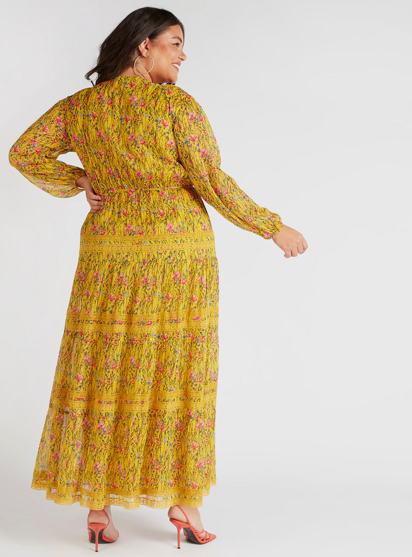 فستان طويل متعدّد الطبقات بطبعات أزهار وأكمام طويلة-women-clothing-dresses-image-4