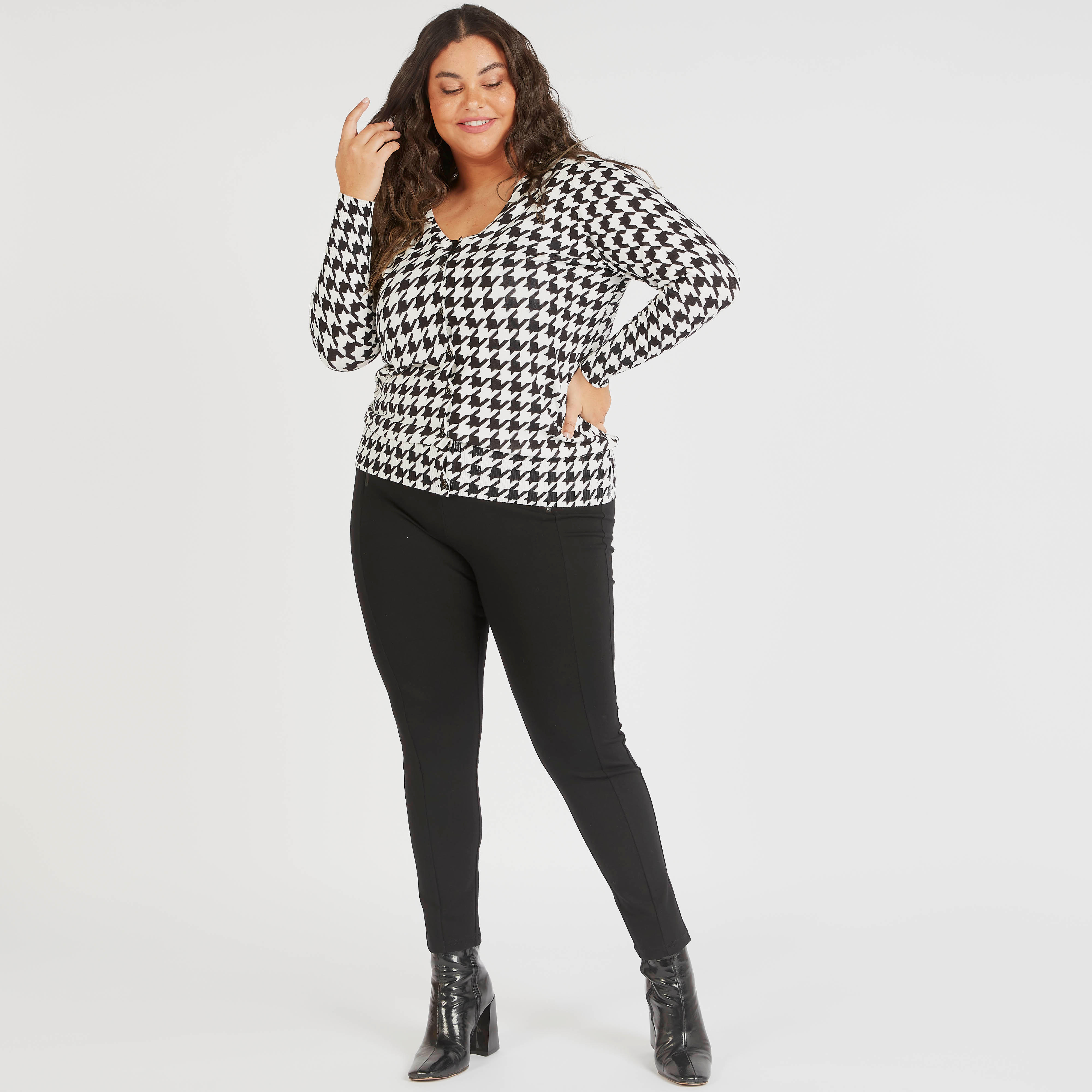 Solid Mid-Rise Leggings with Elasticated Waistband-women-clothing-bottoms-leggings-image-2
