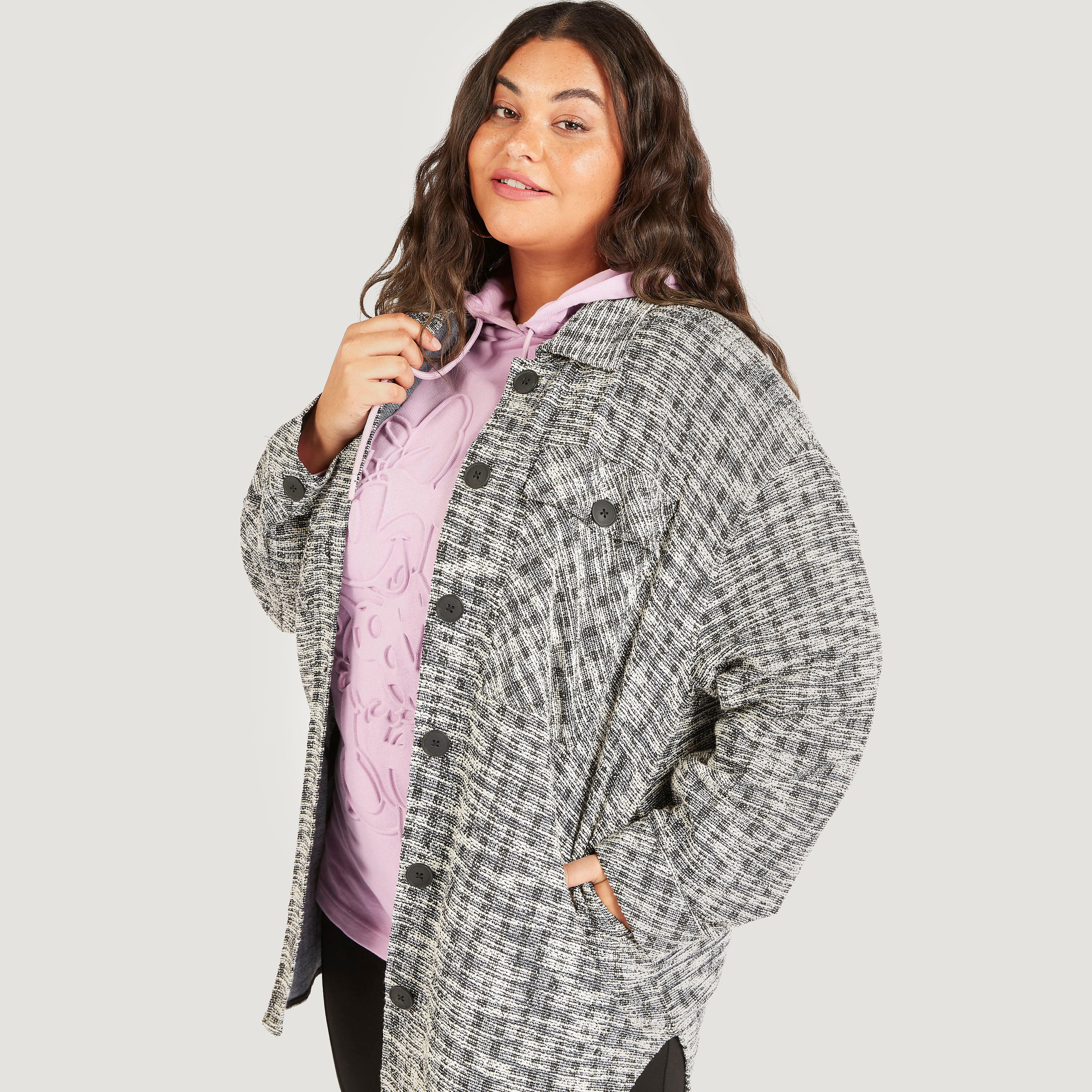 Textured Shirt with Long Sleeves and Pockets-women-clothing-shirtsandblouses-blouses-image-5