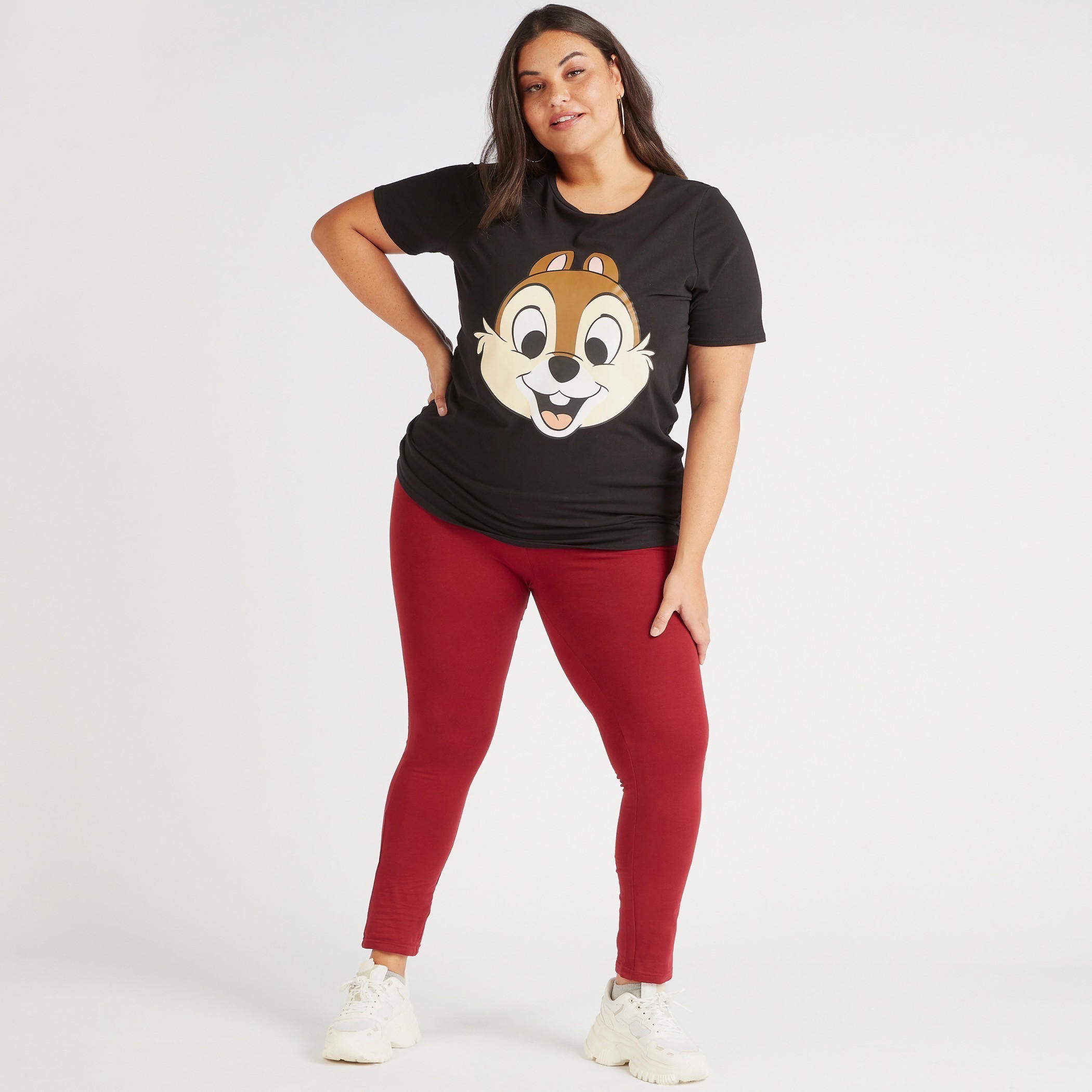تيشيرت بياقة مستديرة وأكمام قصيرة وطبعات-women-clothing-tshirts-image-2