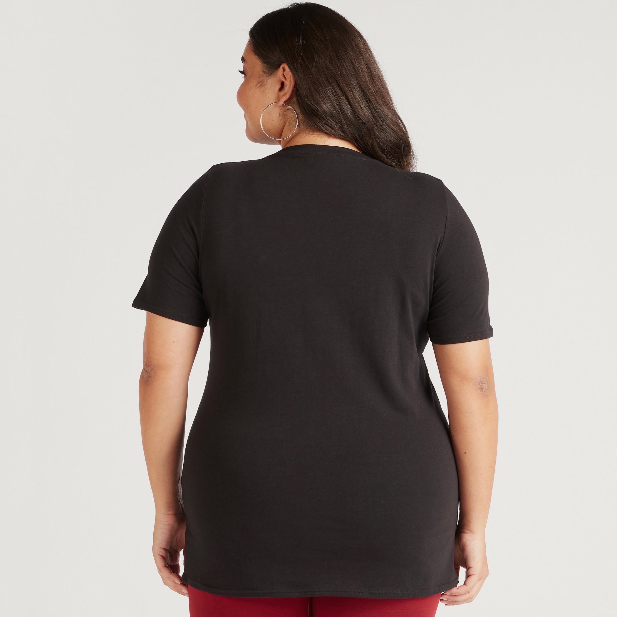 تيشيرت بياقة مستديرة وأكمام قصيرة وطبعات-women-clothing-tshirts-image-4