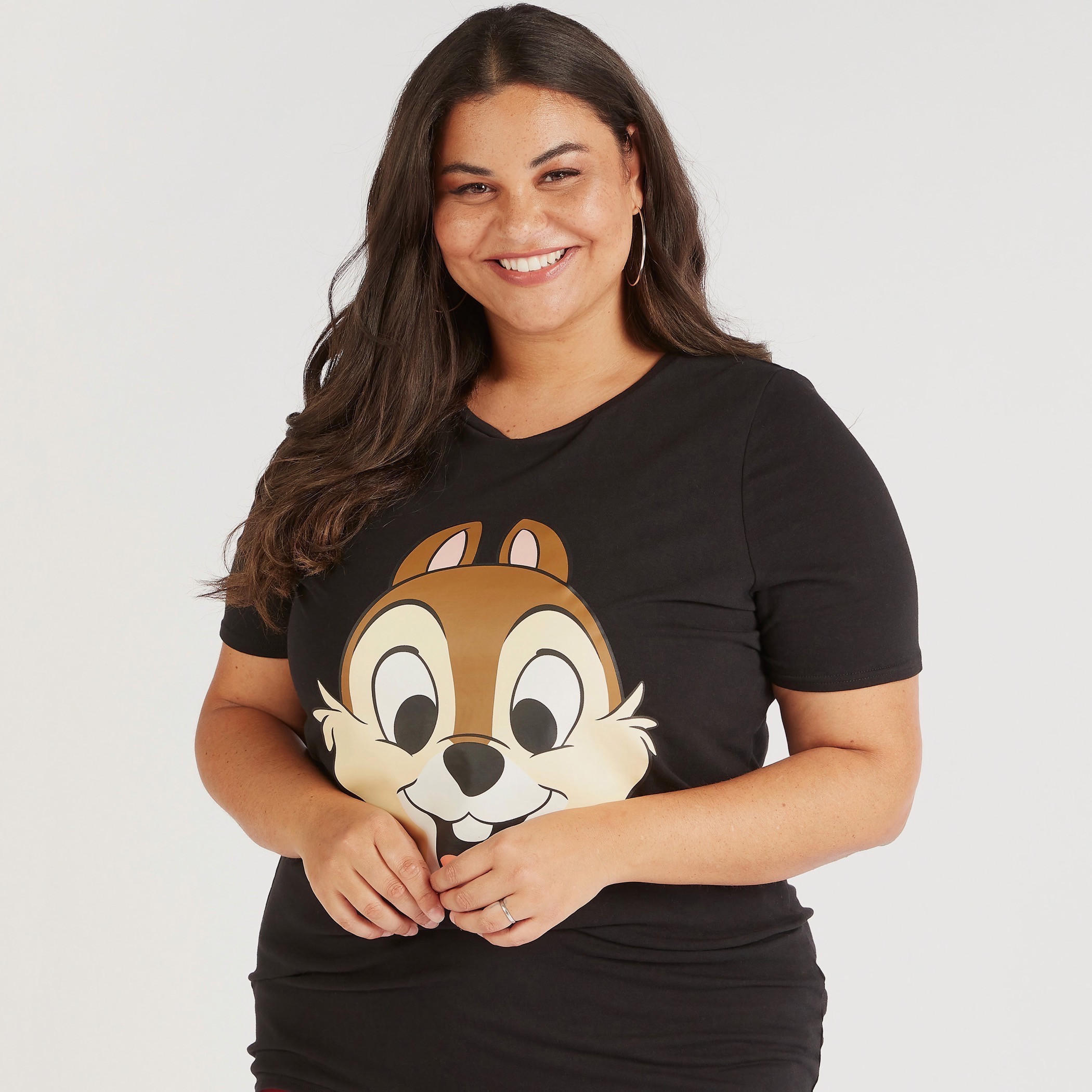 تيشيرت بياقة مستديرة وأكمام قصيرة وطبعات-women-clothing-tshirts-image-5