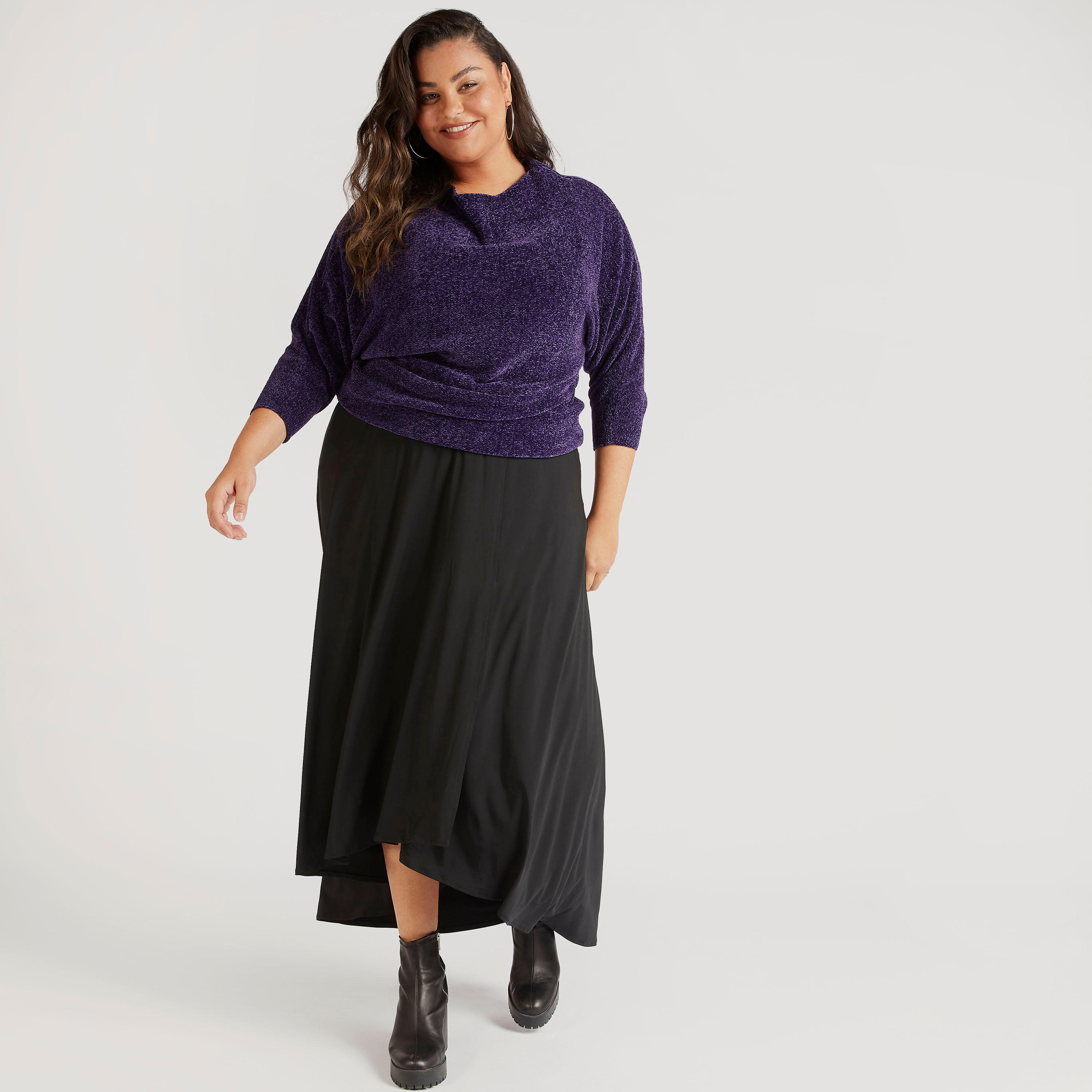 تنّورة سادة ملفوفة-women-clothing-bottoms-skirts-image-3