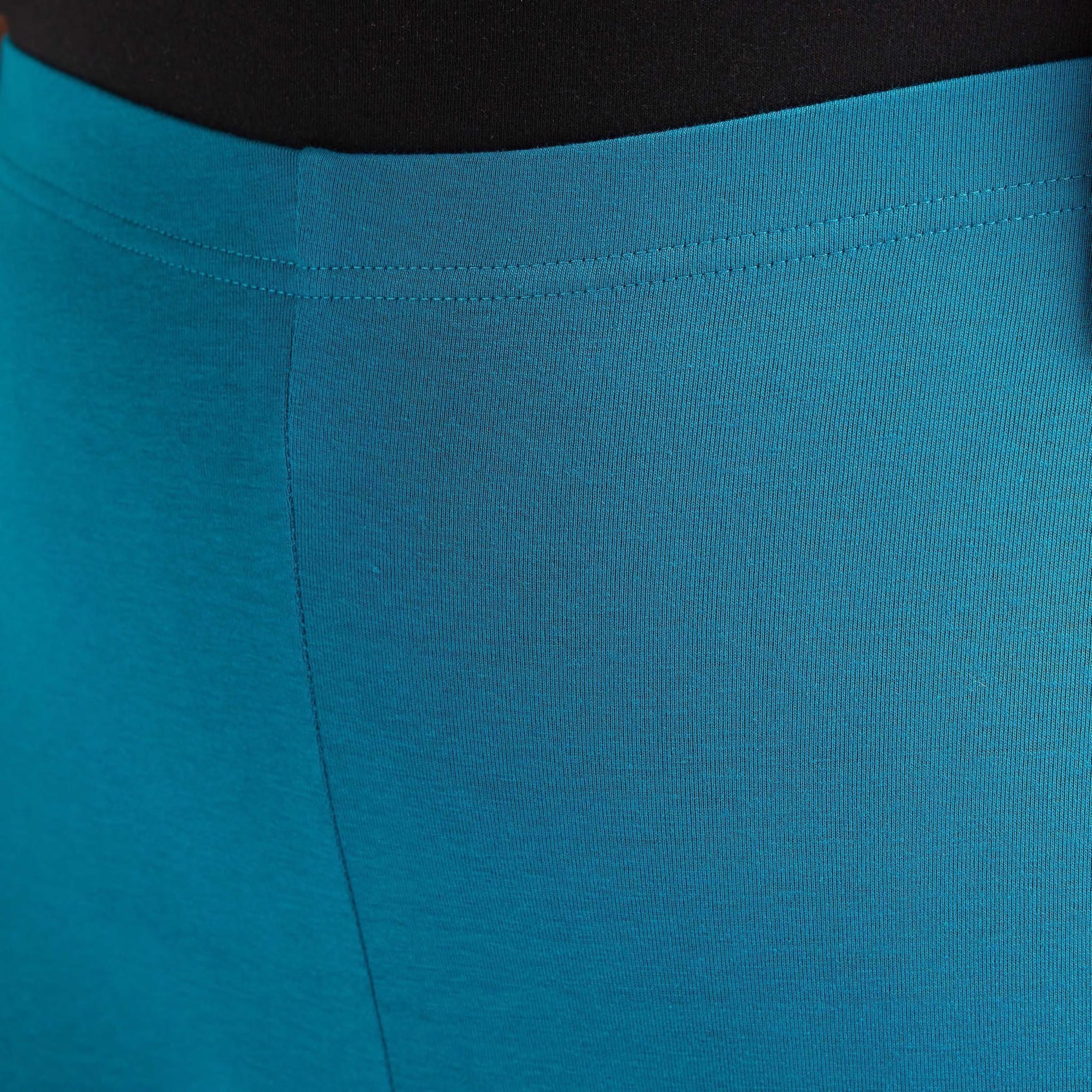 Solid Ankle Length Leggings with Elasticated Waistband-women-clothing-bottoms-leggings-image-3