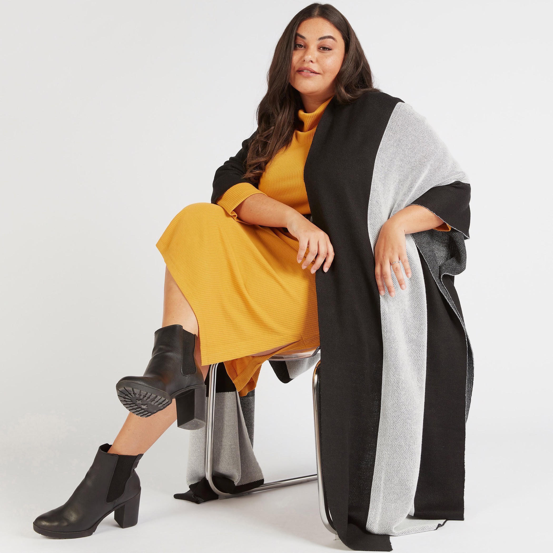 كيمونو بارز الملمس بلونين وأكمام 3/4-women-clothing-shirtsandblouses-blouses-image-1