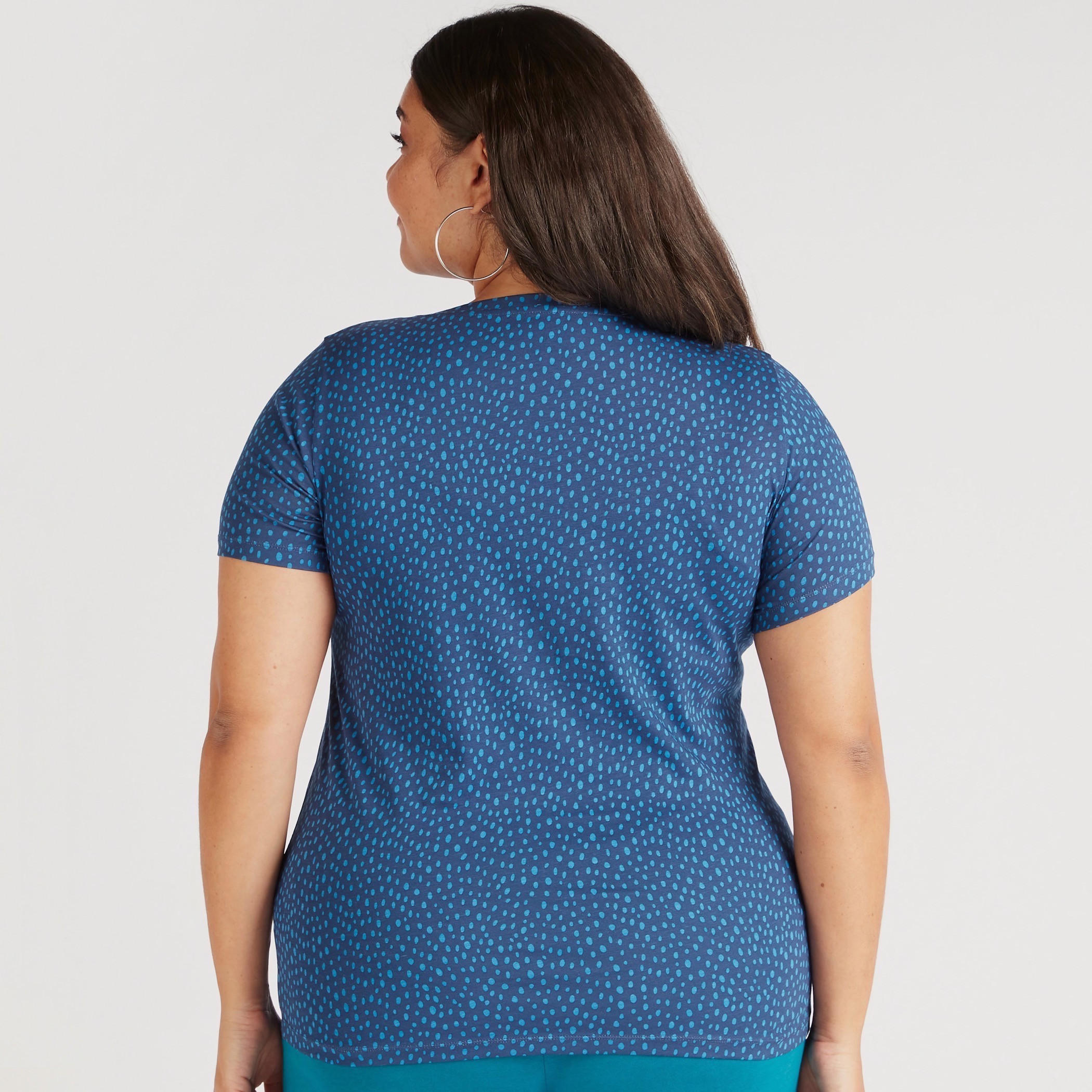 تيشيرت بياقة مستديرة وأكمام قصيرة وطبعات-women-clothing-tshirts-image-4