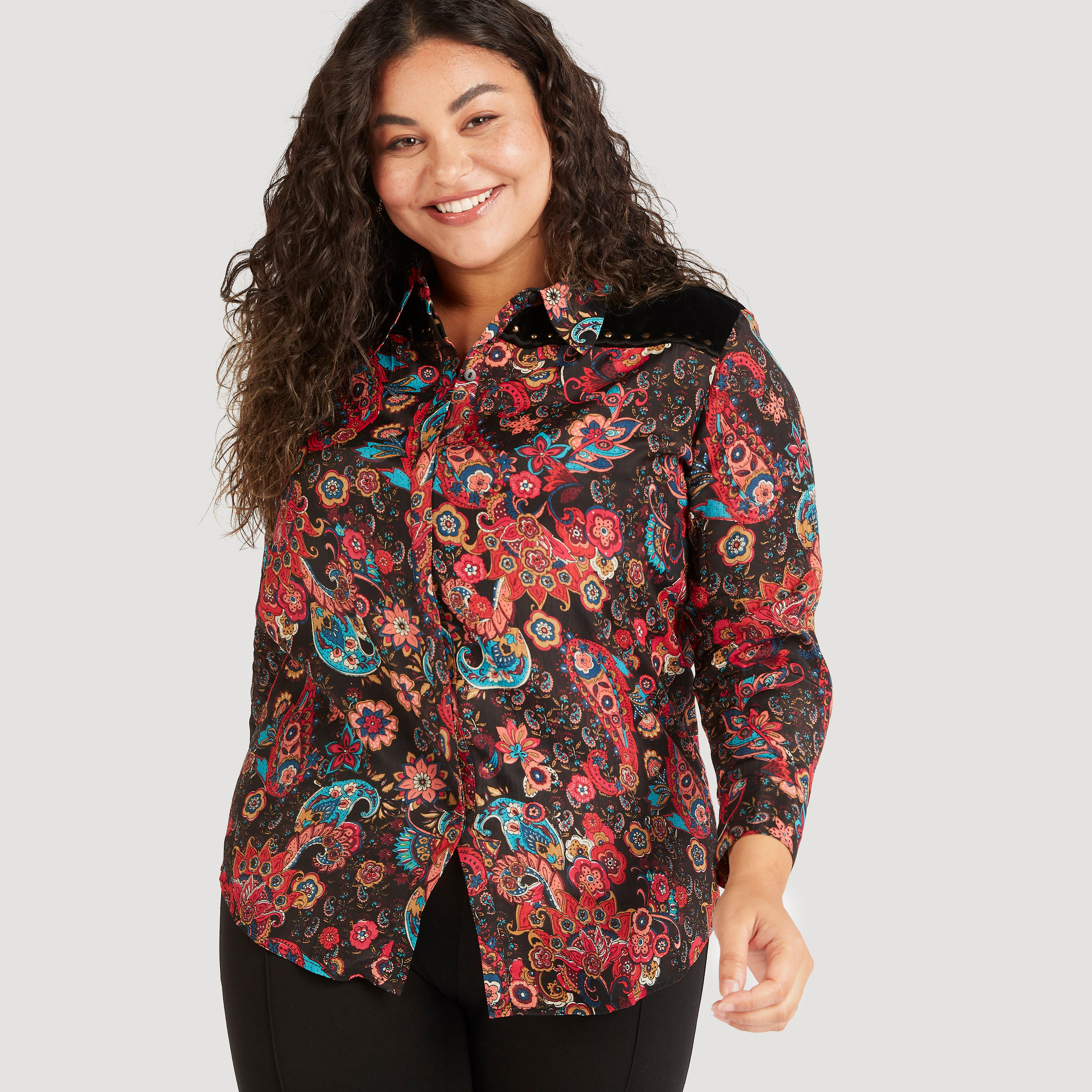 Printed Shirt with Long Sleeves-women-clothing-shirtsandblouses-blouses-image-1