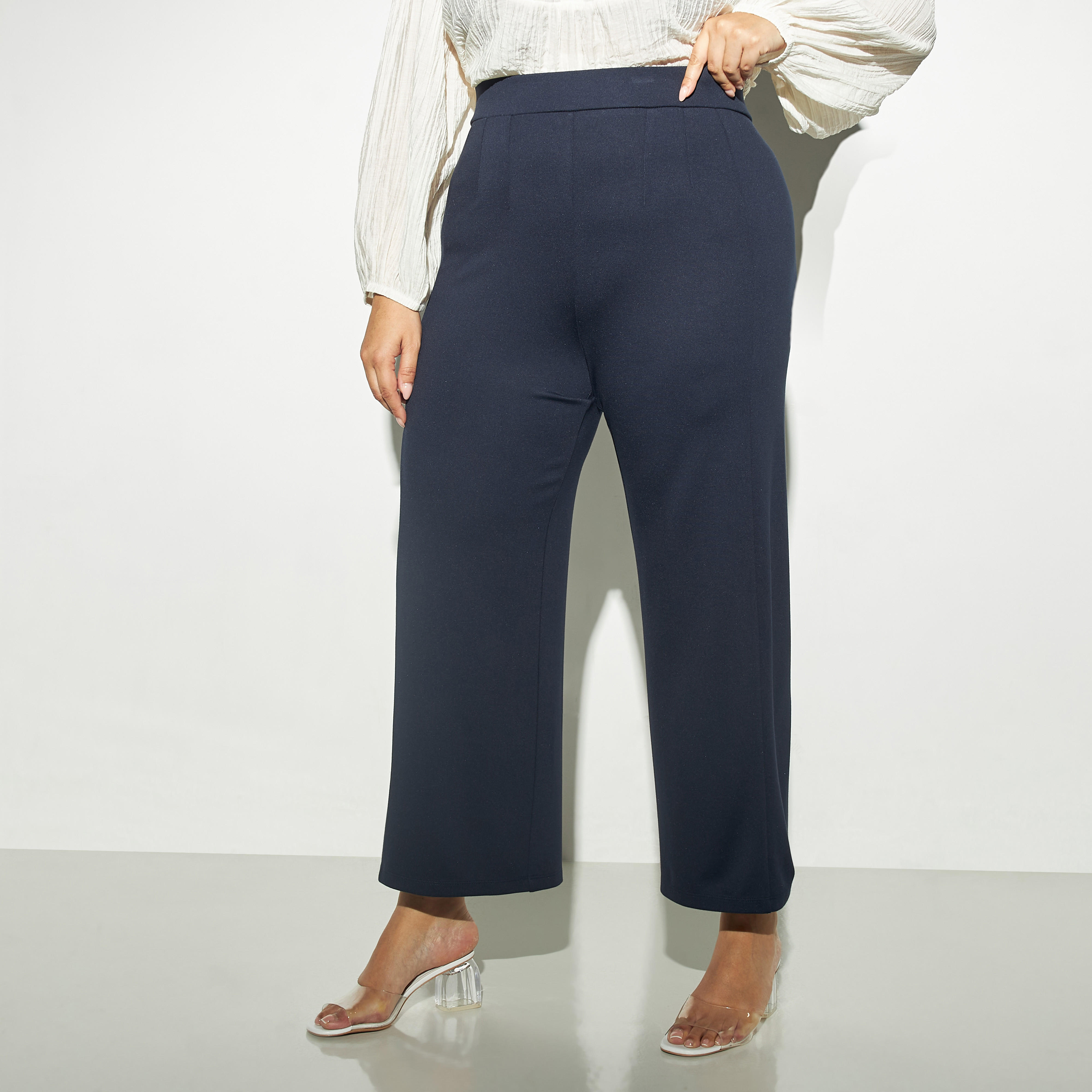 بنطلون واسع الساقين بخصر مرتفع-women-clothing-trousers-image-1