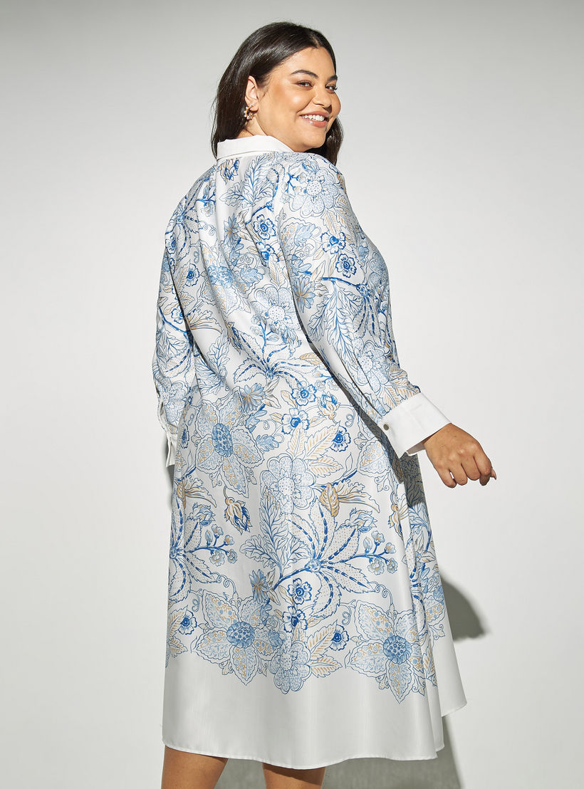 فستان قميص كبير الحجم بأكمام طويلة وطبعات-women-clothing-dresses-image-3