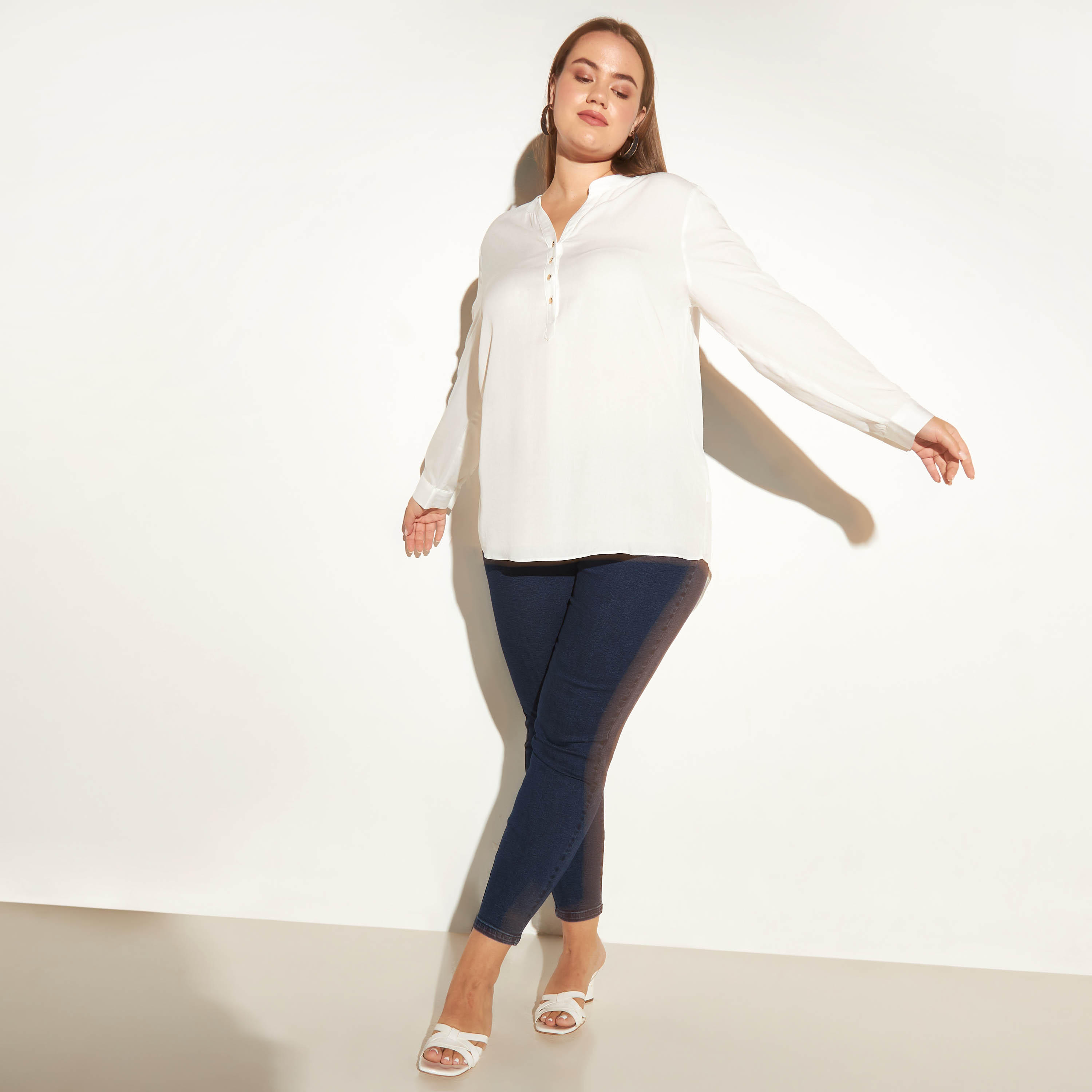 بلوزة مقاس كبير سادة-women-clothing-shirtsandblouses-blouses-image-4