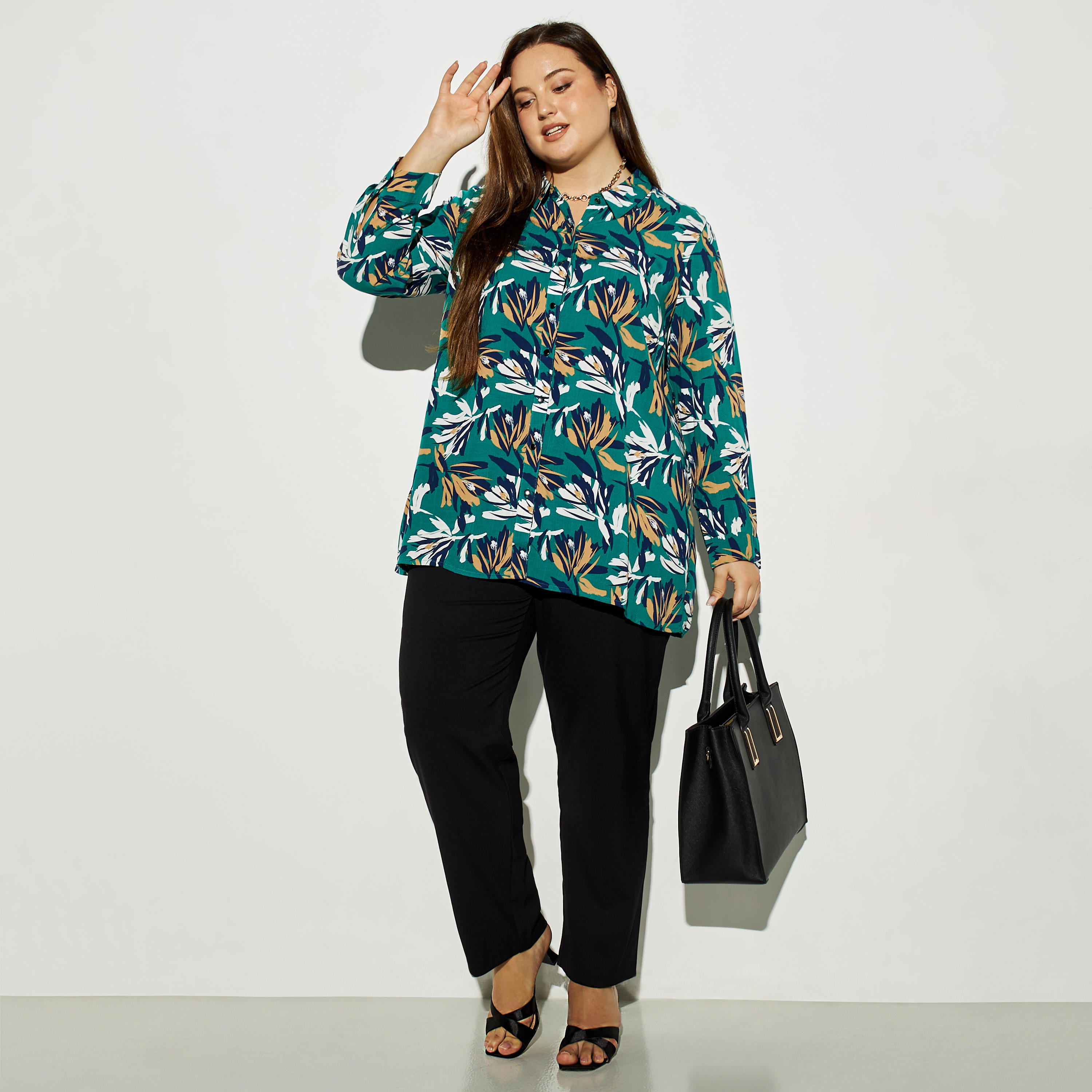 قميص مقاس كبير بأكمام طويلة وطبعات-women-clothing-shirtsandblouses-blouses-image-2
