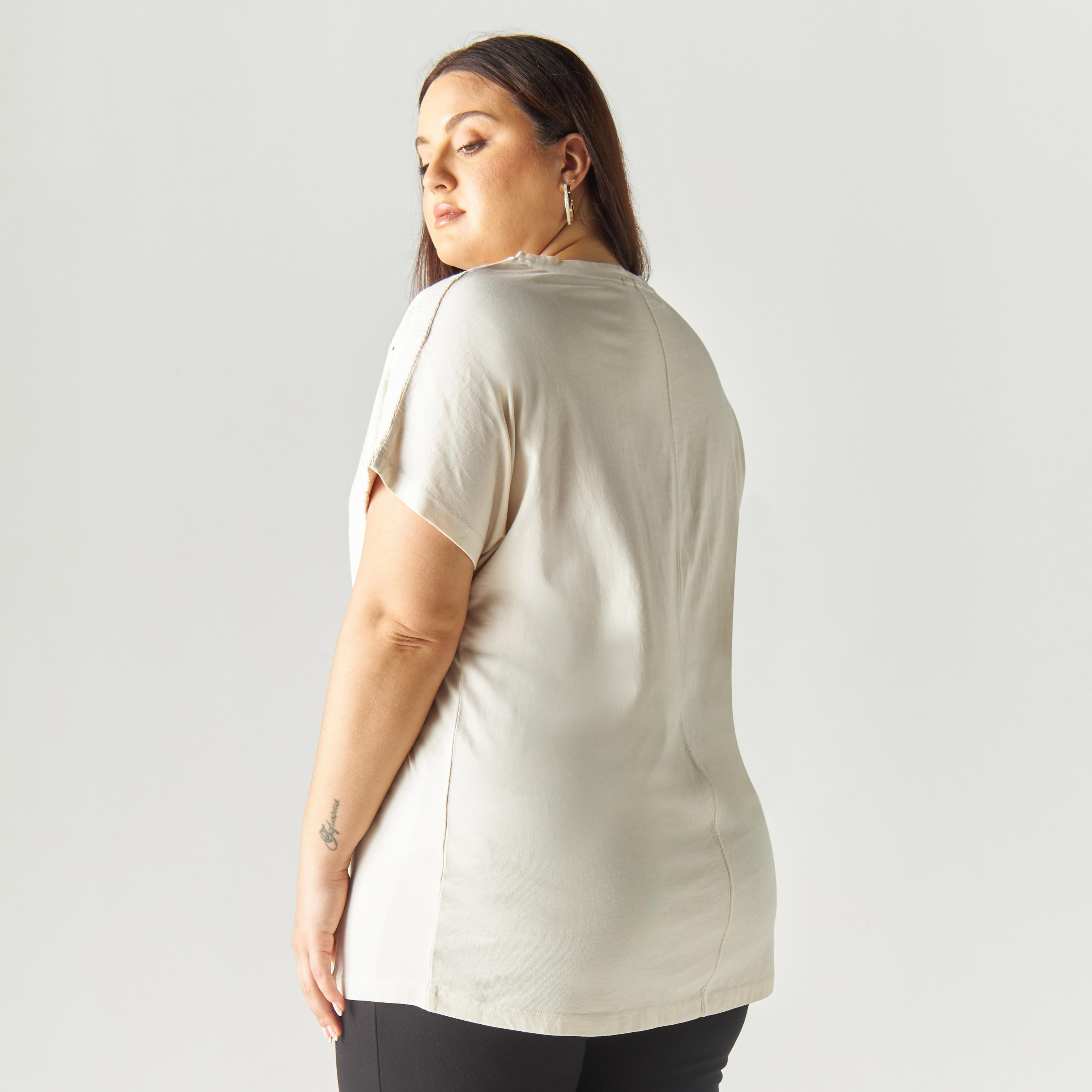 بلوزة مطرزة مقاس كبير بأكمام ممتدة-women-clothing-shirtsandblouses-blouses-image-3