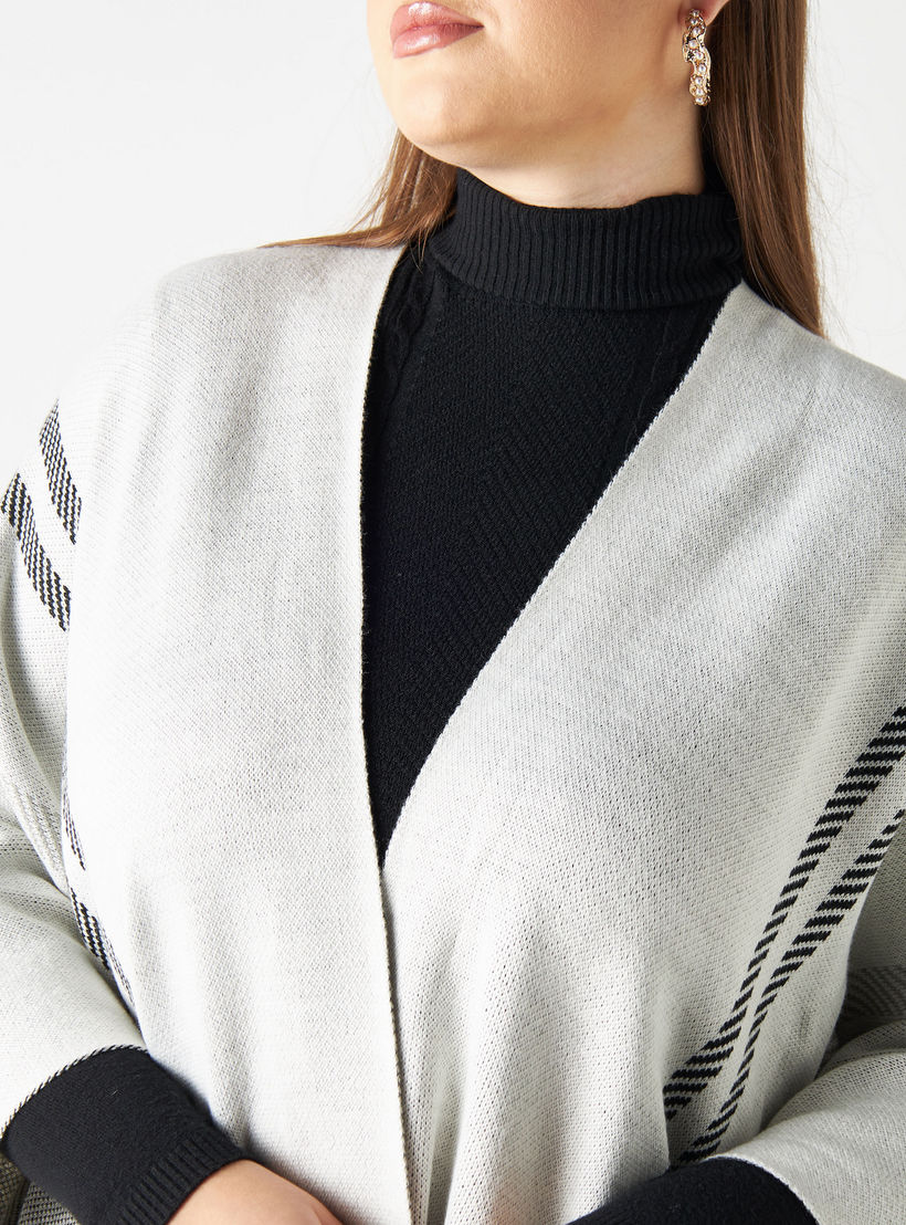 سترة كيمونو مفتوحة من الأمام مقاس واسع-women-clothing-shirtsandblouses-blouses-image-2