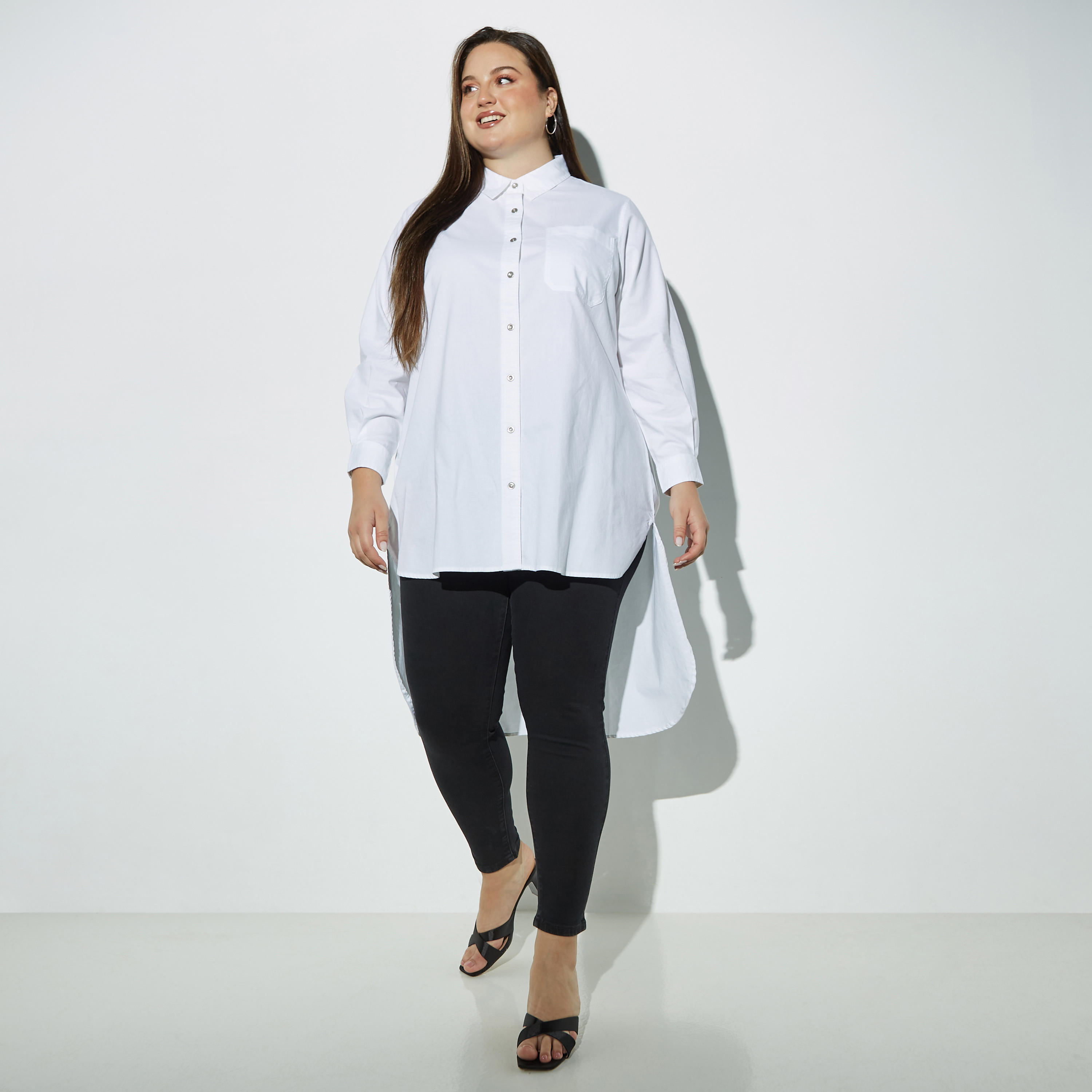 قميص بأكمام طويلة وحواف غير مستوية-women-clothing-shirtsandblouses-blouses-image-3
