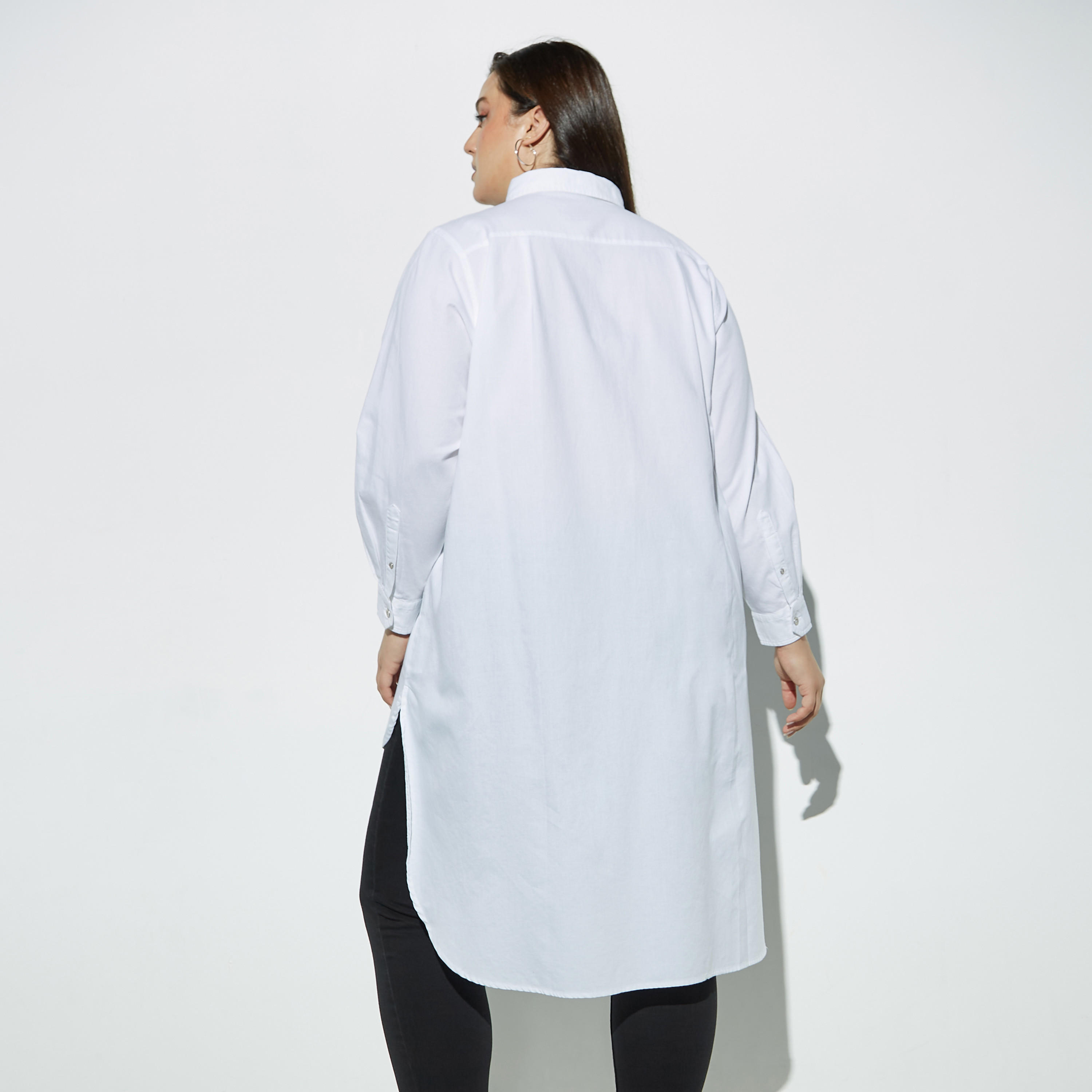 قميص بأكمام طويلة وحواف غير مستوية-women-clothing-shirtsandblouses-blouses-image-2