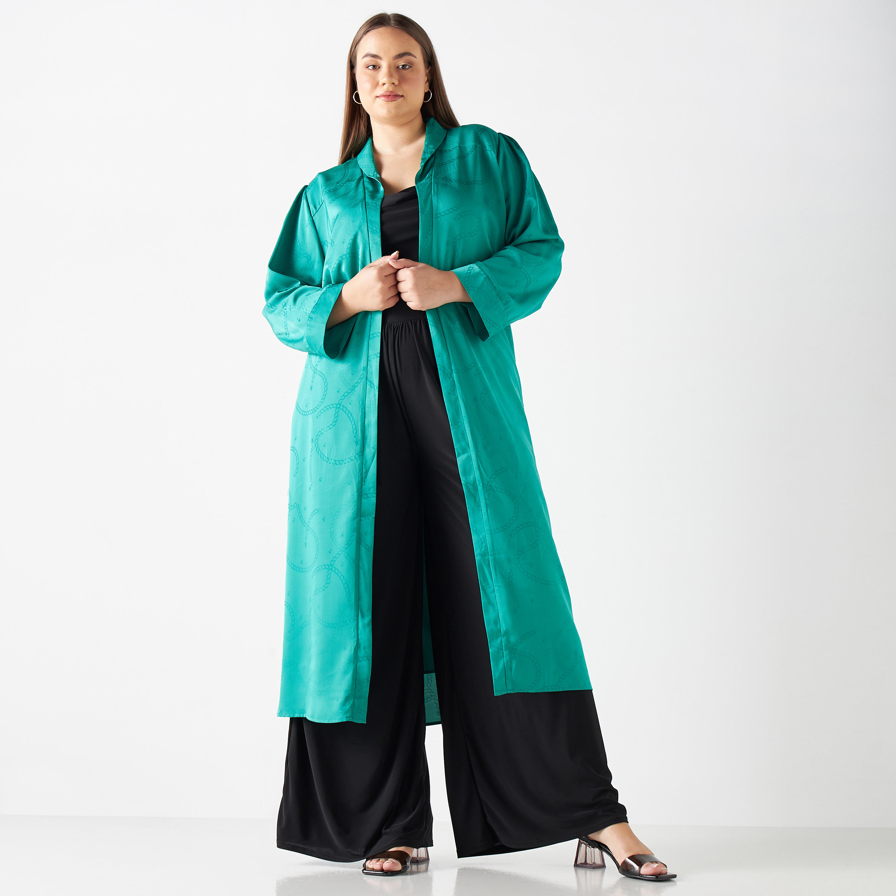 سترة بارزة الملمس مقاس واسع-women-winterwear-coatsandjackets-jackets-image-1