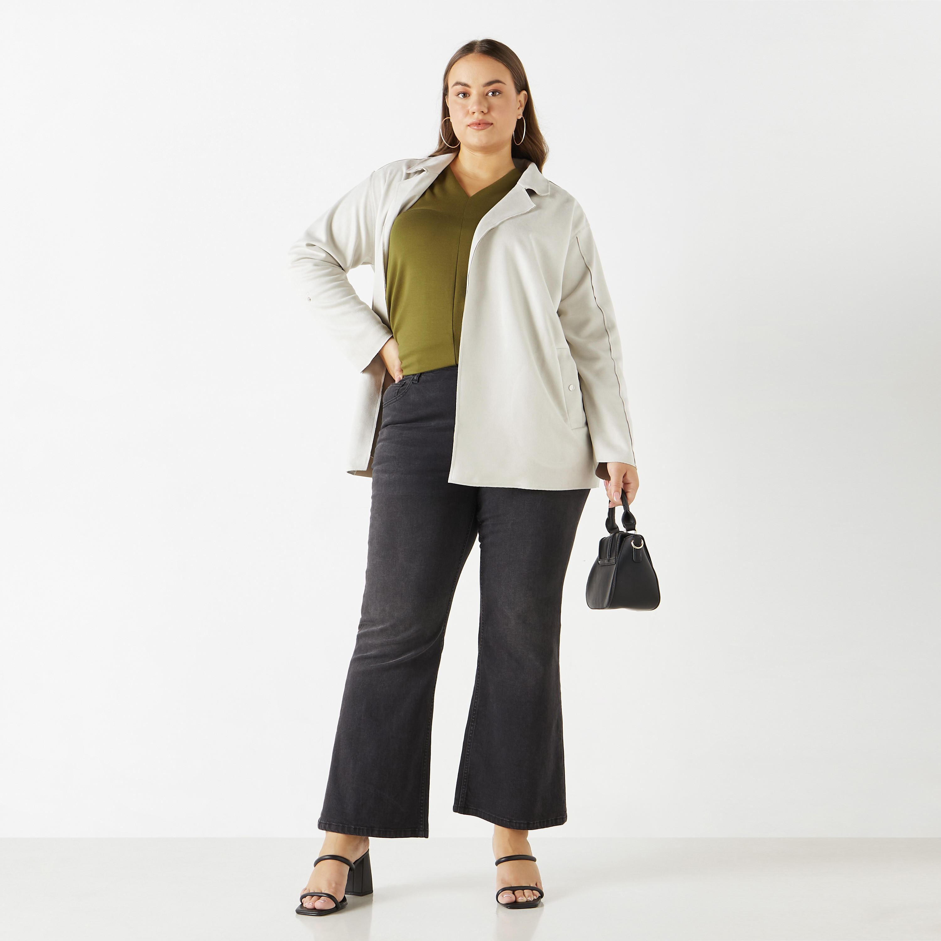 Plus Size Ulla Popken V-neck Top with Long Sleeves-women-clothing-tshirts-image-6