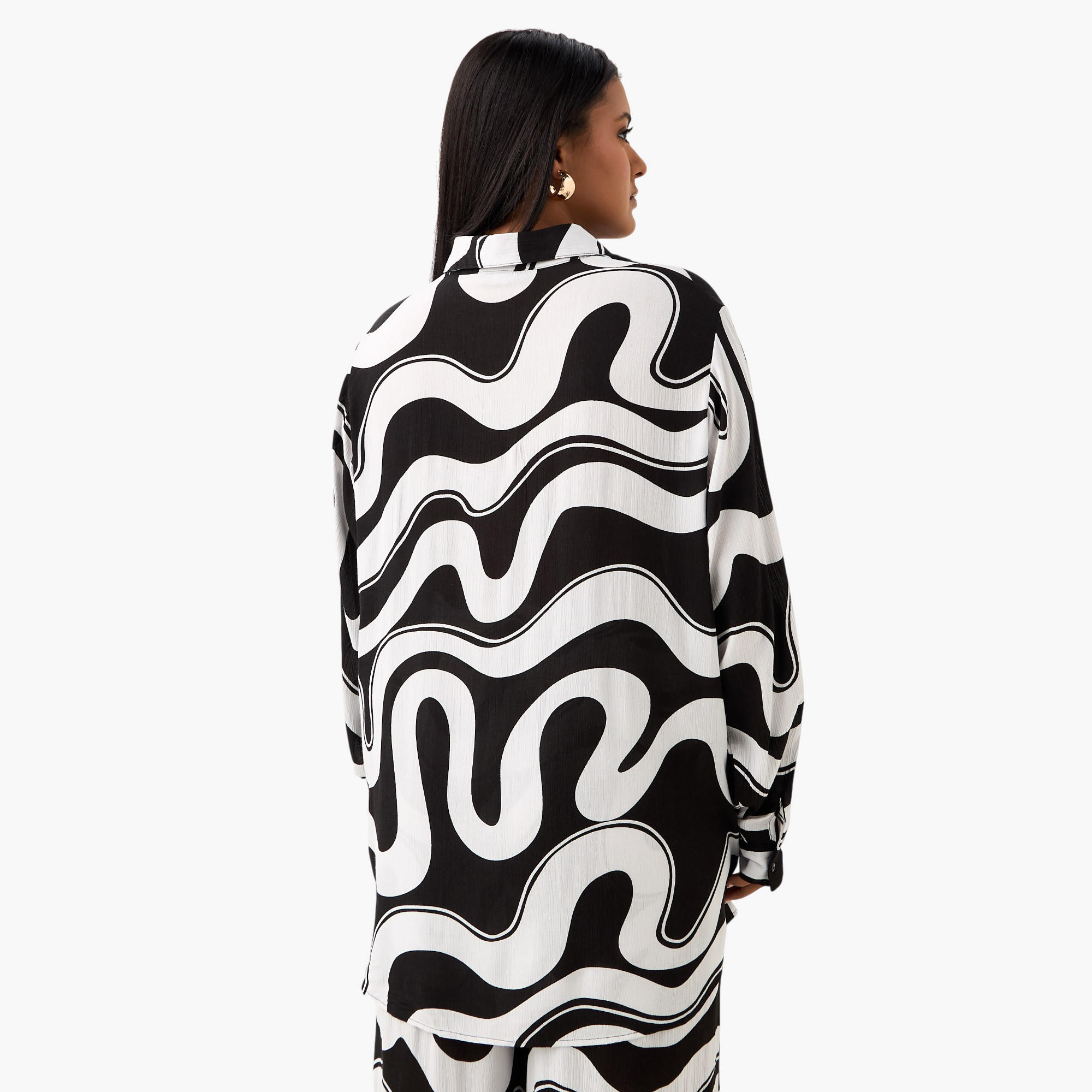 Plus Size Ulla Popken All-Over Print Viscose Shirt with Long Sleeves-women-clothing-shirtsandblouses-shirts-image-3