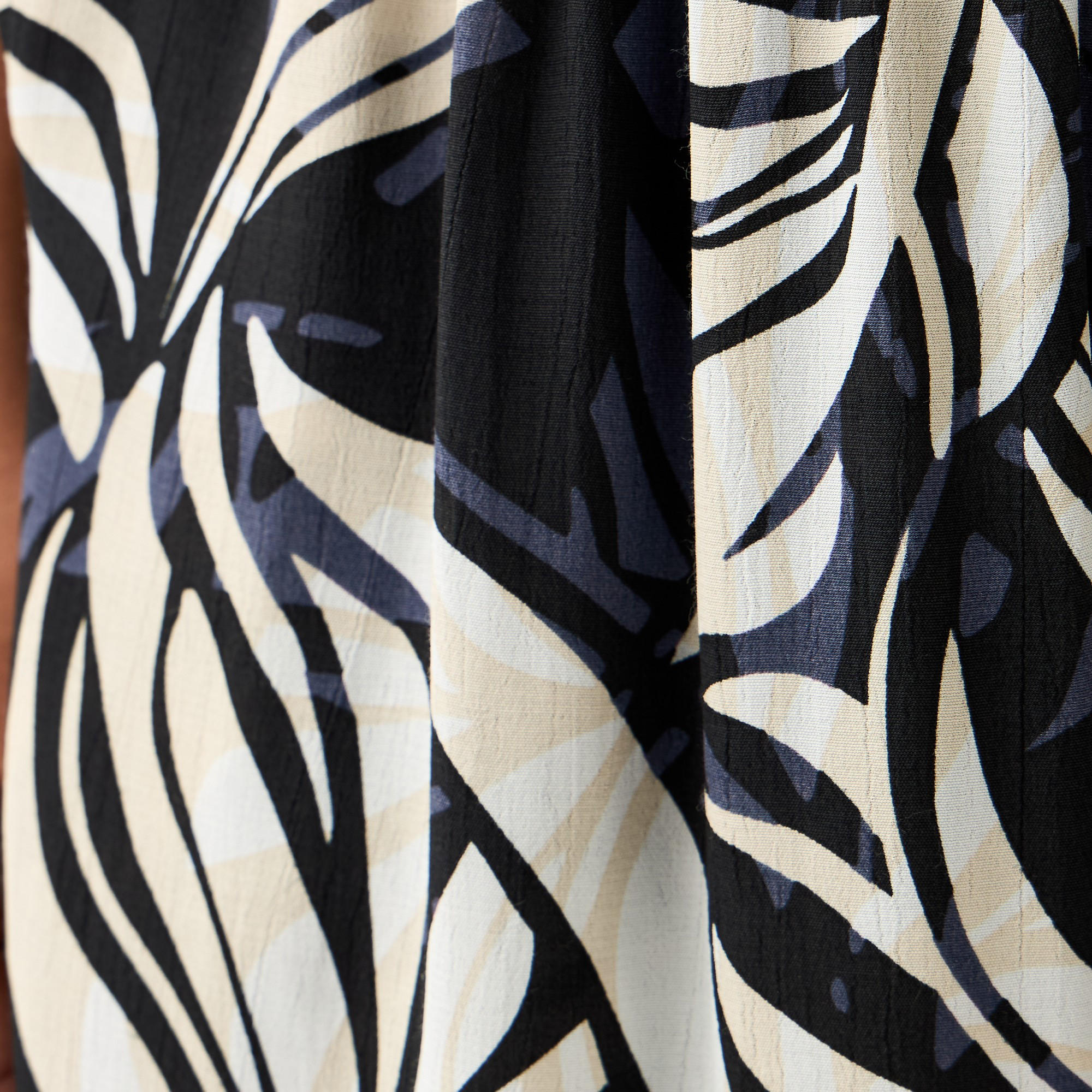 Plus Size Ulla Popken Leaf Print Regular Fit Flexi Waist Pants-women-clothing-coordsets-image-5