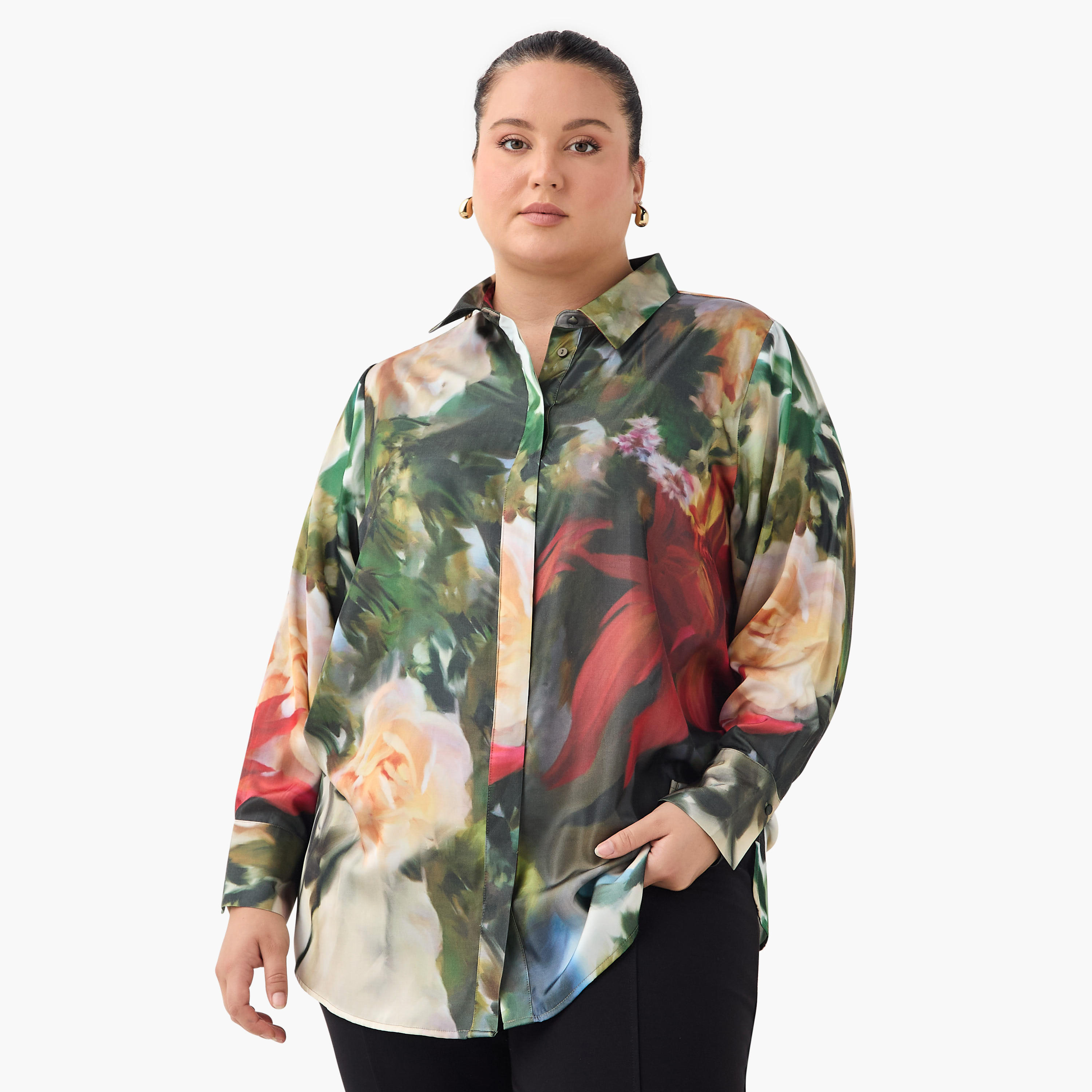 قميص بطبعات زهرية مقاس كبير من أولا بوبكين-women-clothing-shirtsandblouses-shirts-image-1