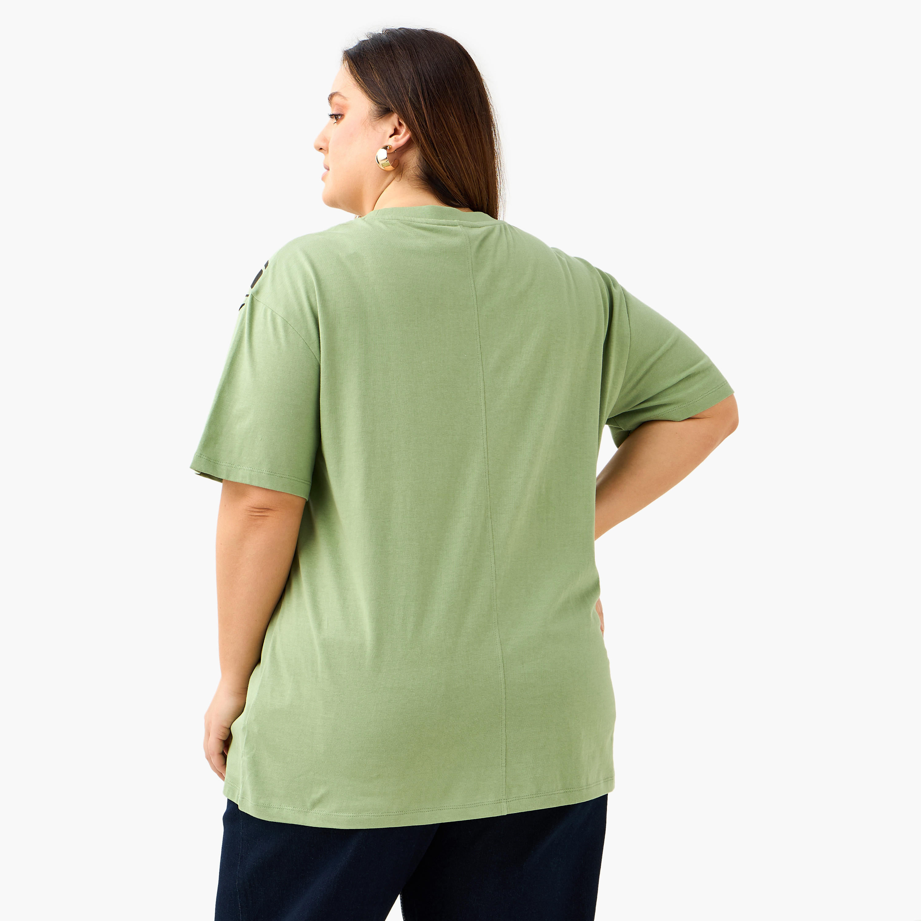 بلوزة مقاس كبير بطبعات من أولا بوبكن-women-clothing-tshirts-image-3